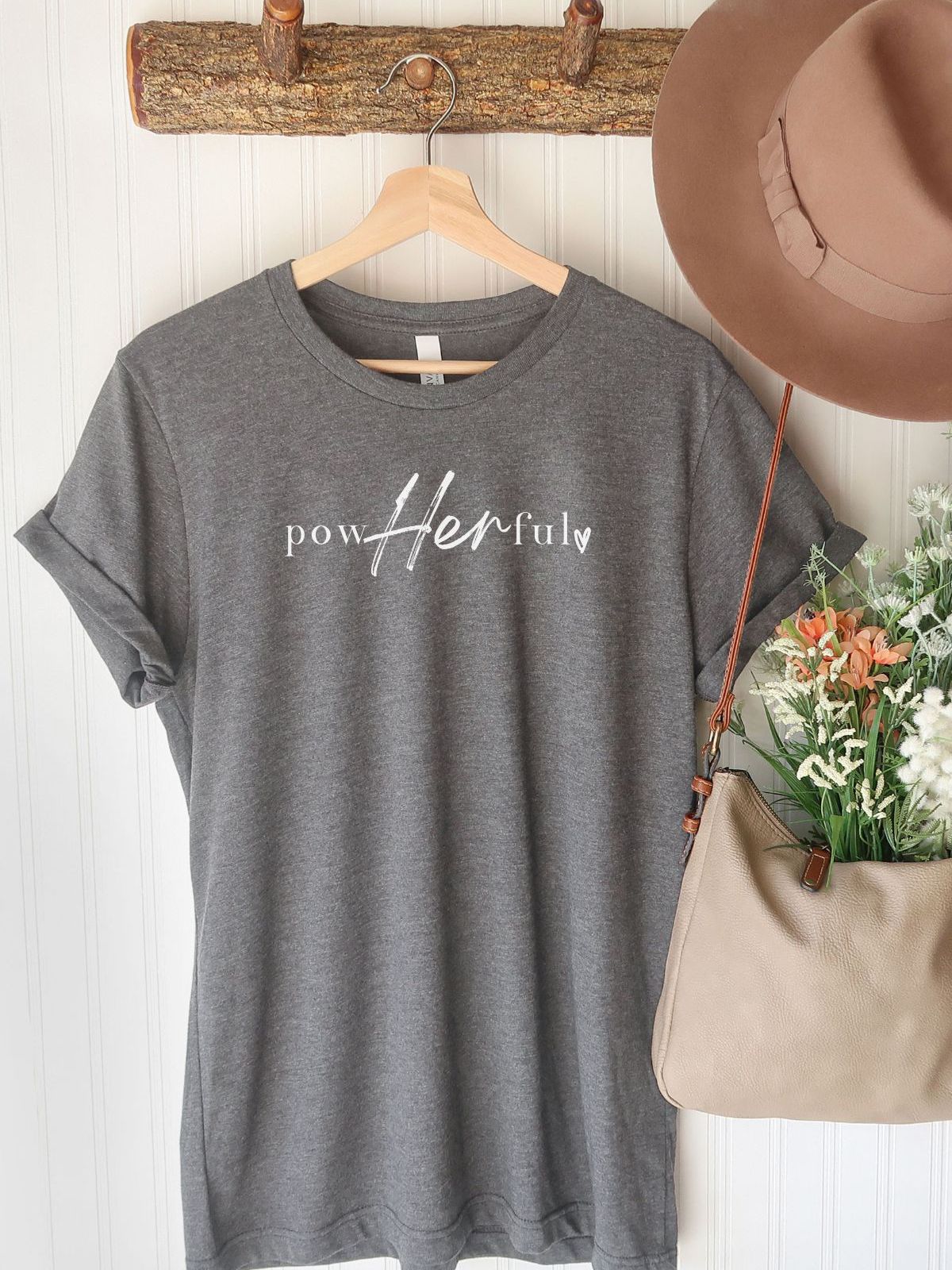 PowHerful Womens T-Shirt Everyday Wear