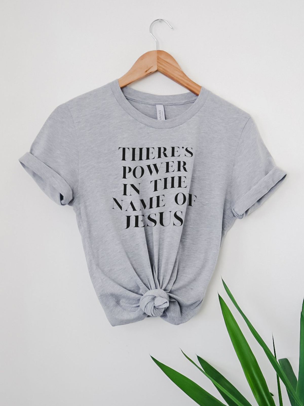 Power in Jesus Womens T-Shirt Faith