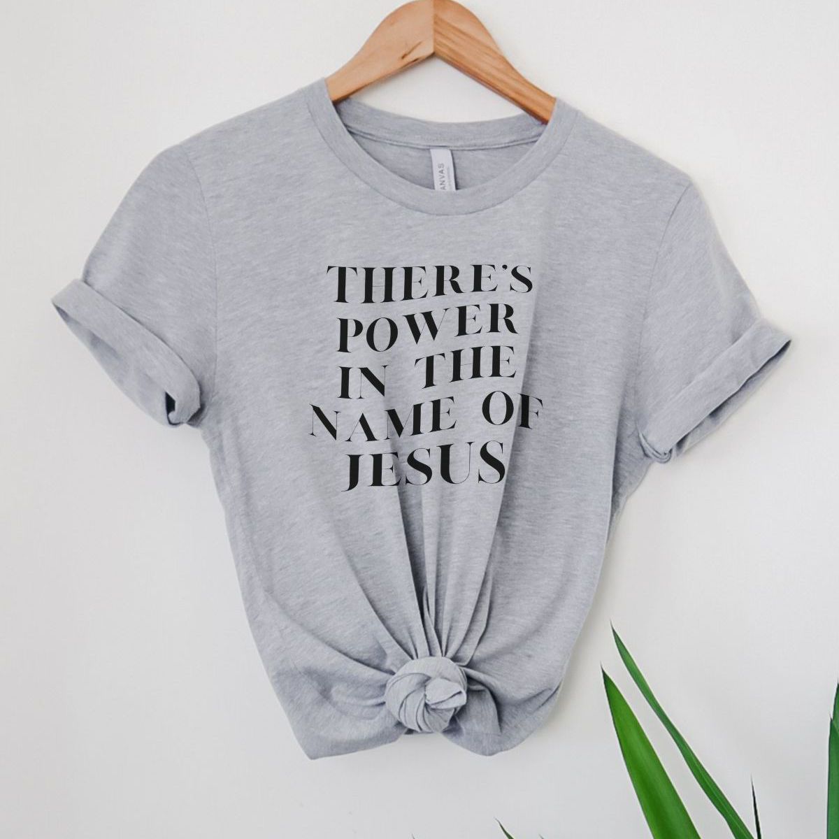 Power in Jesus Womens T-Shirt Faith