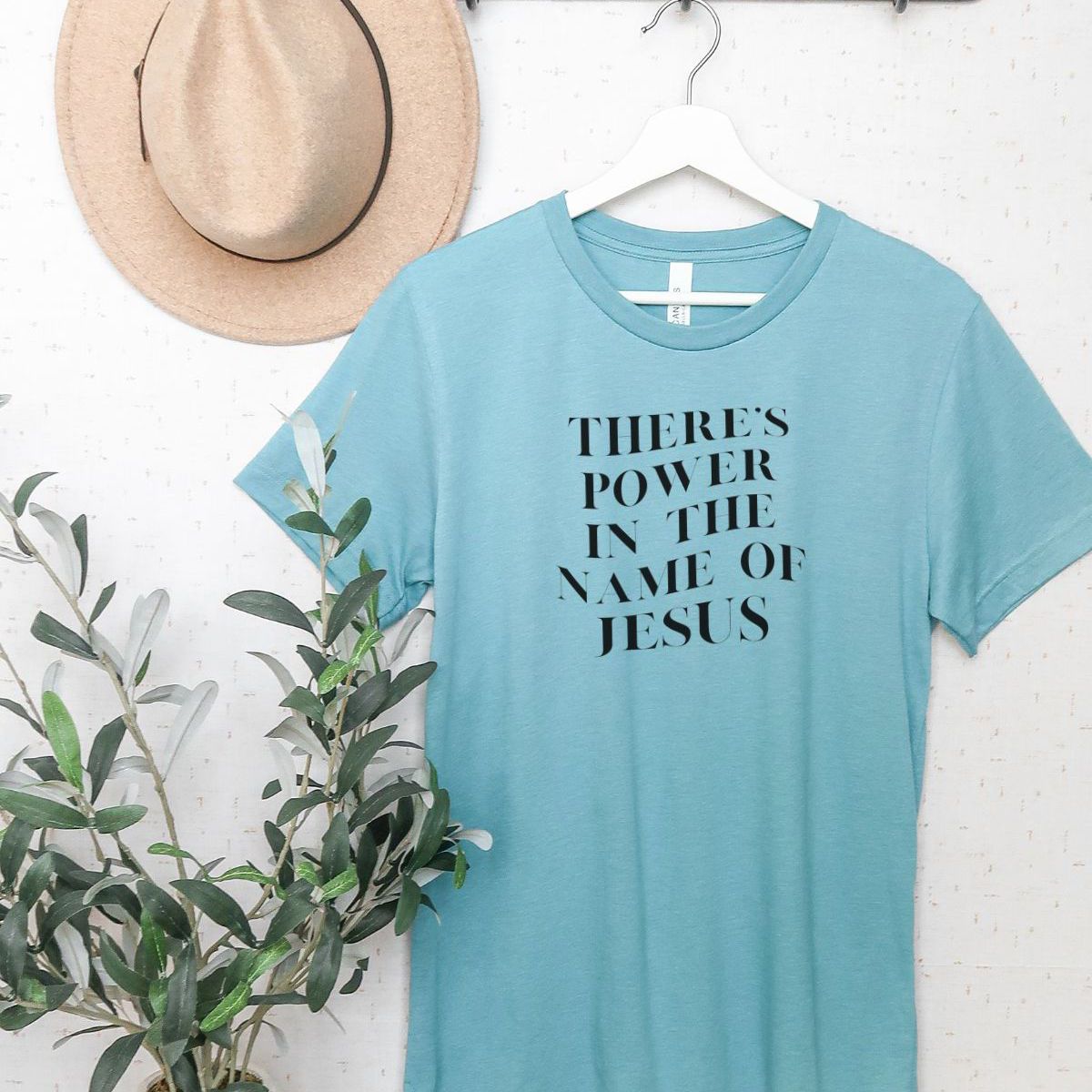 Power in Jesus Womens T-Shirt Faith