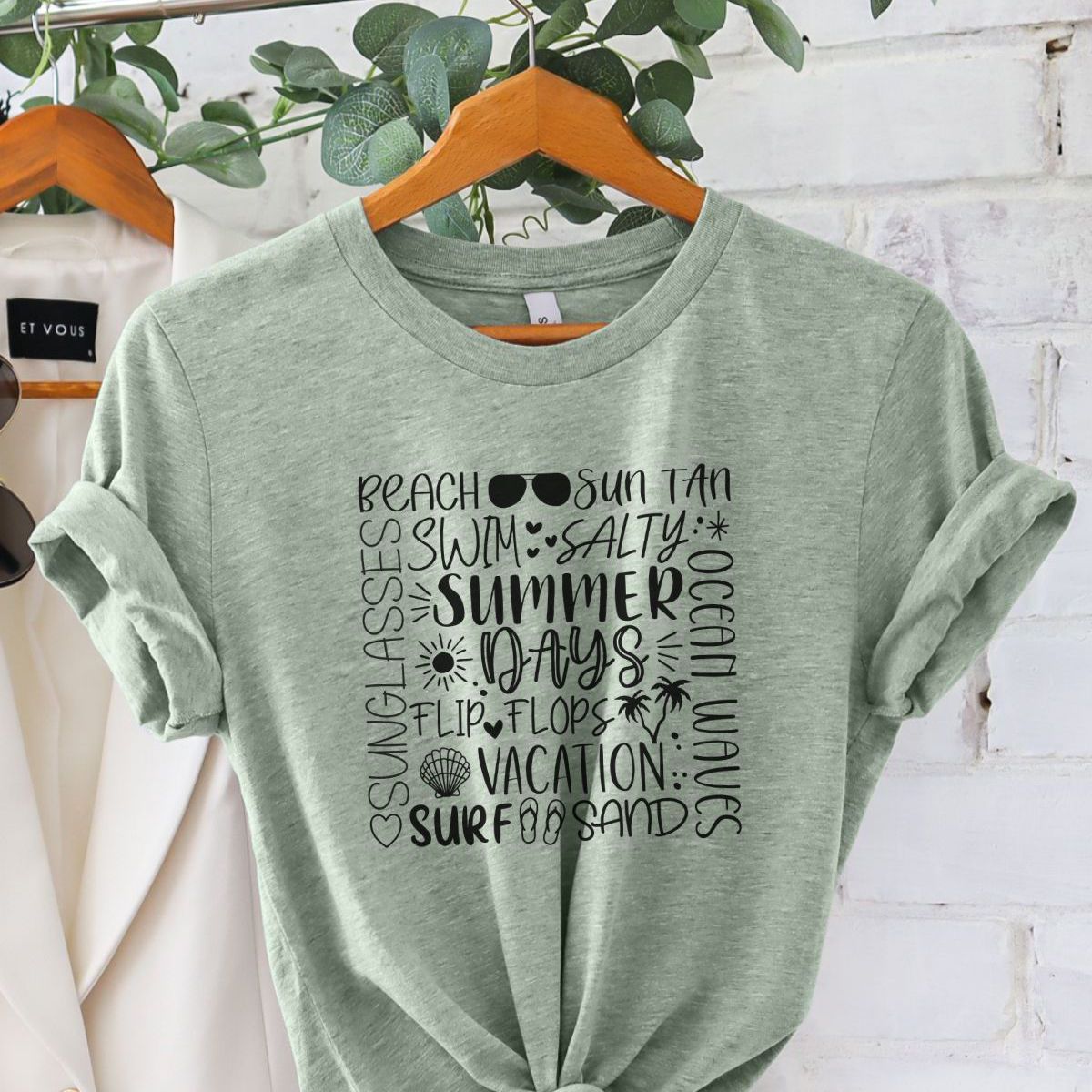 Summer Days Women's T-Shirt Beach Style