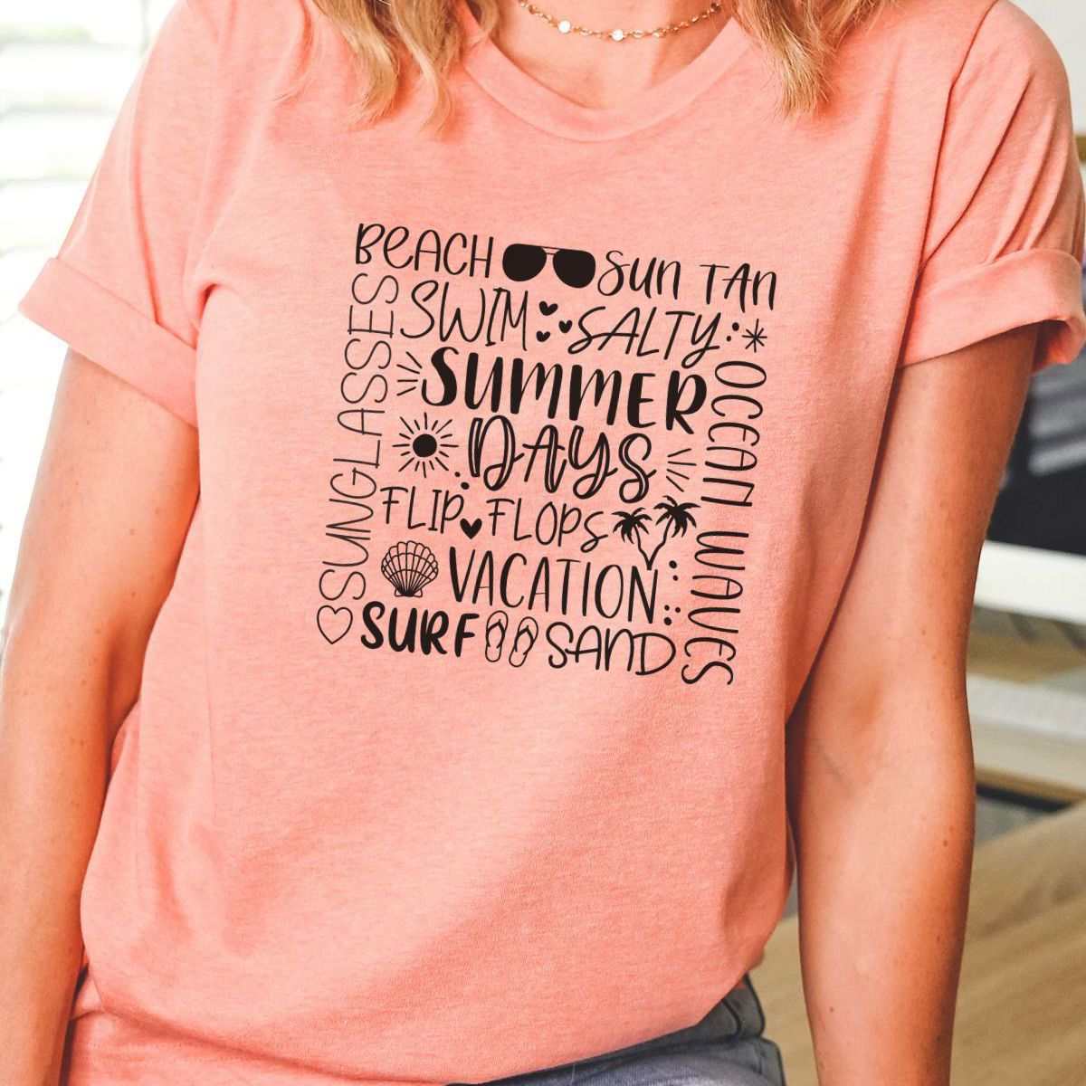 Summer Days Women's T-Shirt Beach Style