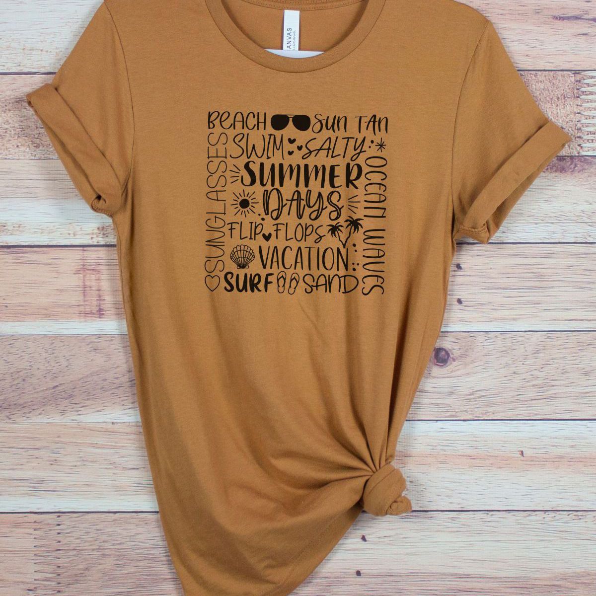 Summer Days Women's T-Shirt Beach Style