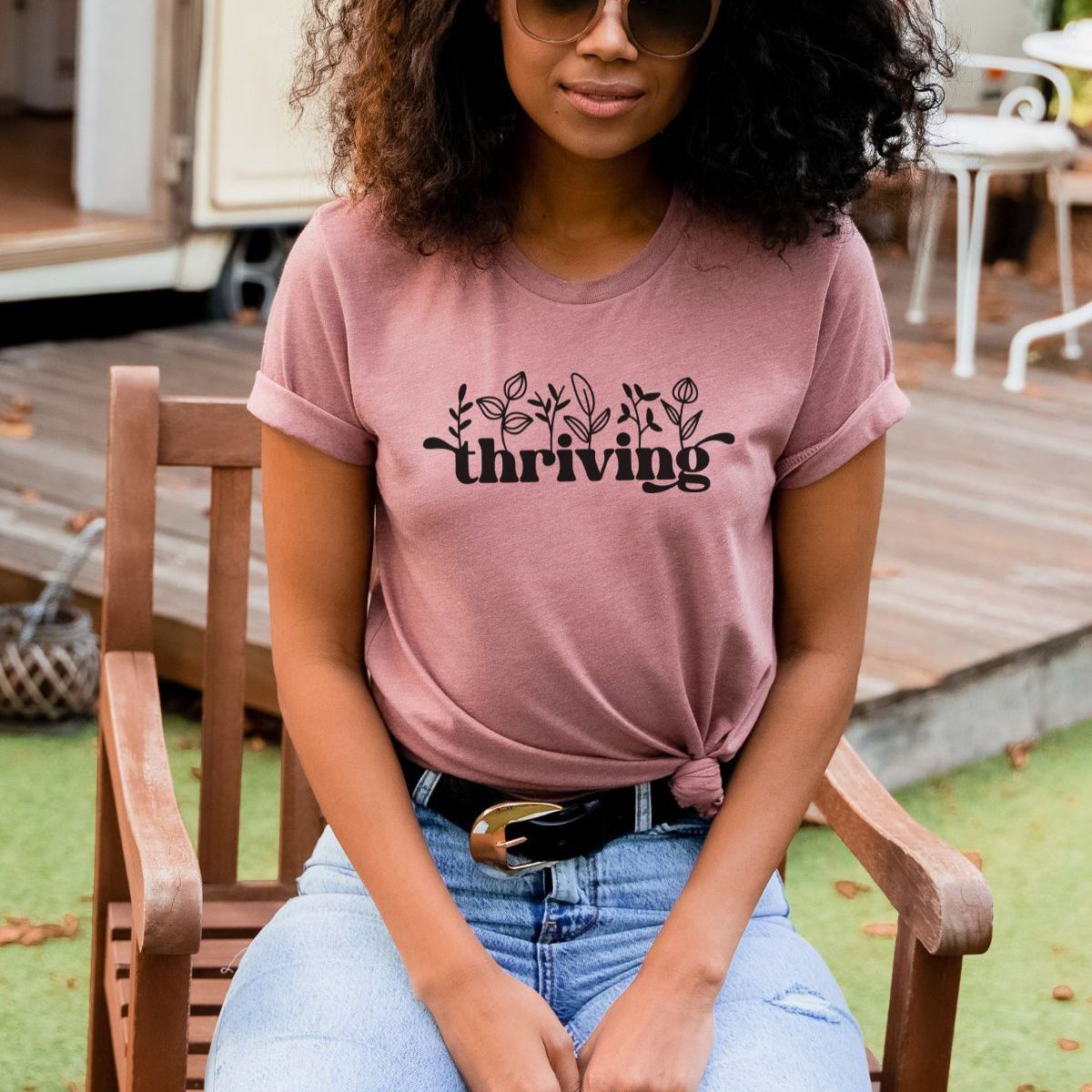 Thriving Women's T-Shirt Casual Wear