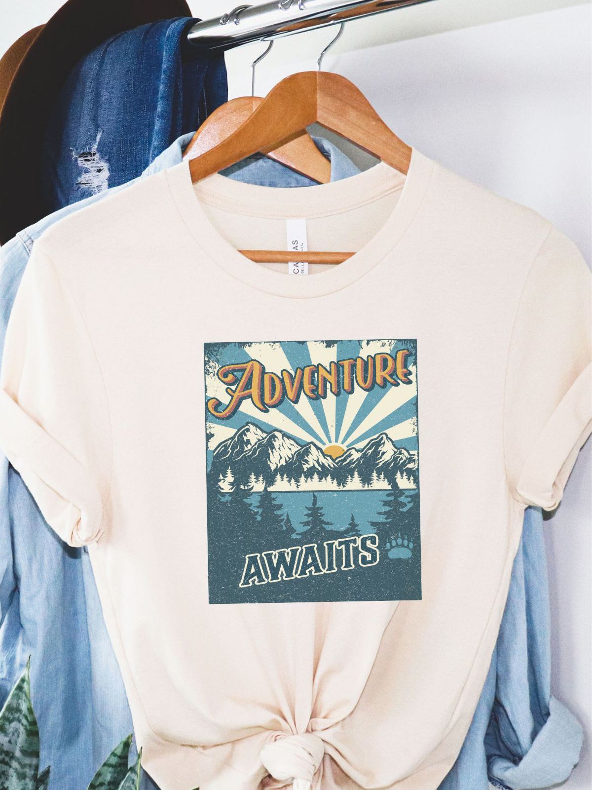 Adventure Awaits Womens T-Shirt