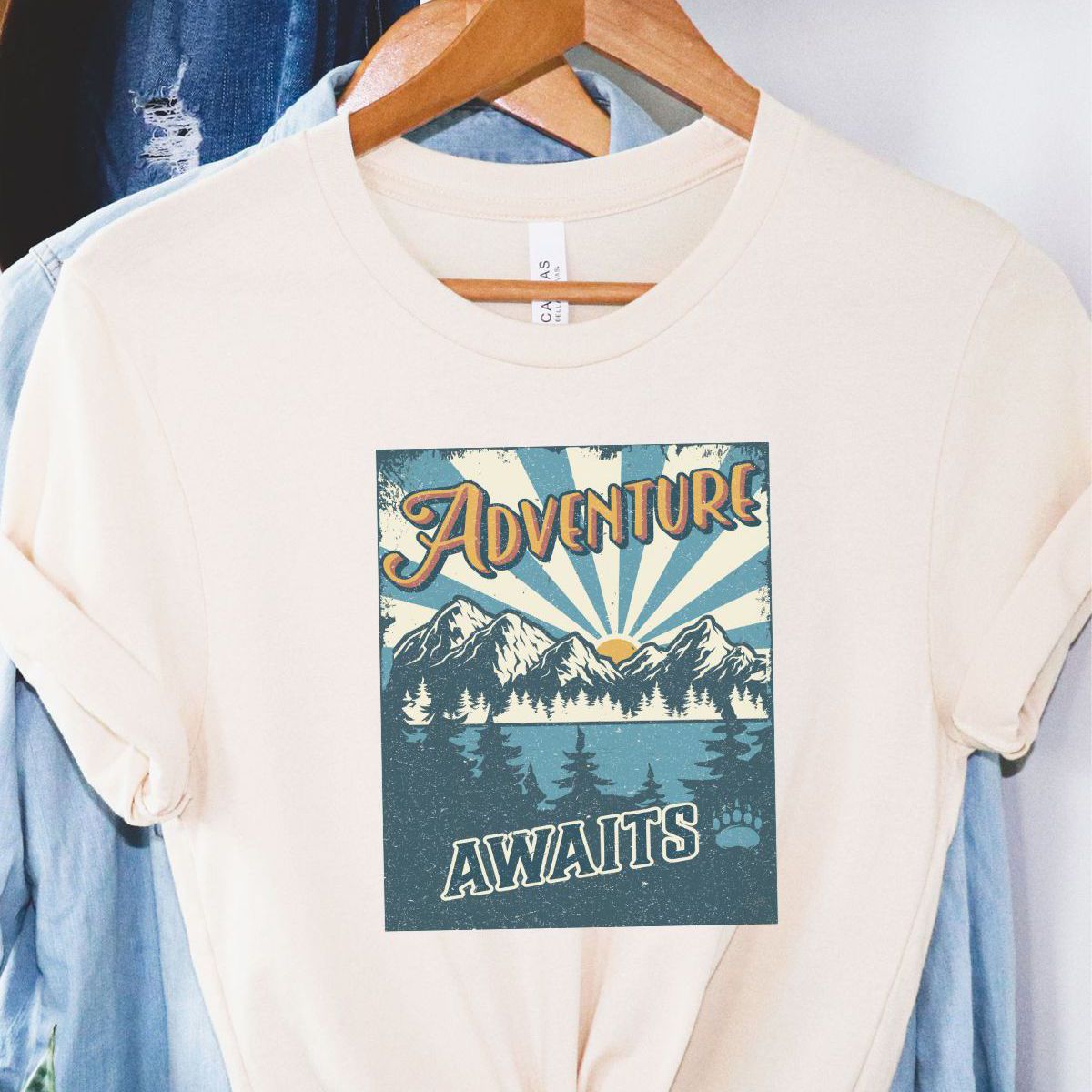 Adventure Awaits Womens T-Shirt