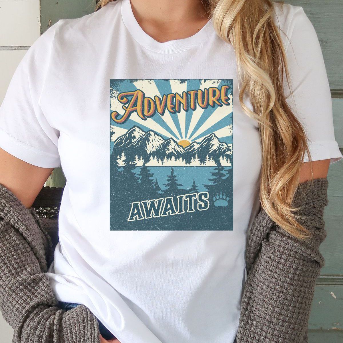 Adventure Awaits Womens T-Shirt