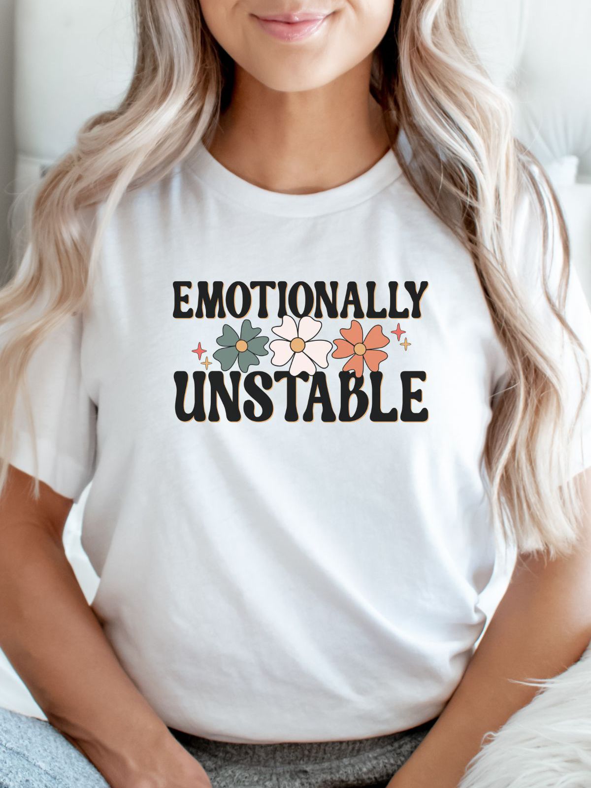Emotionally Unstable Women'S T-Shirt Casual