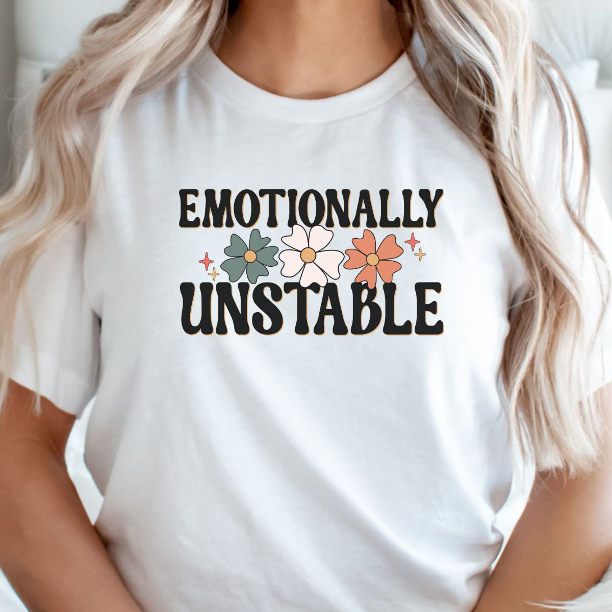 Emotionally Unstable Women'S T-Shirt Casual
