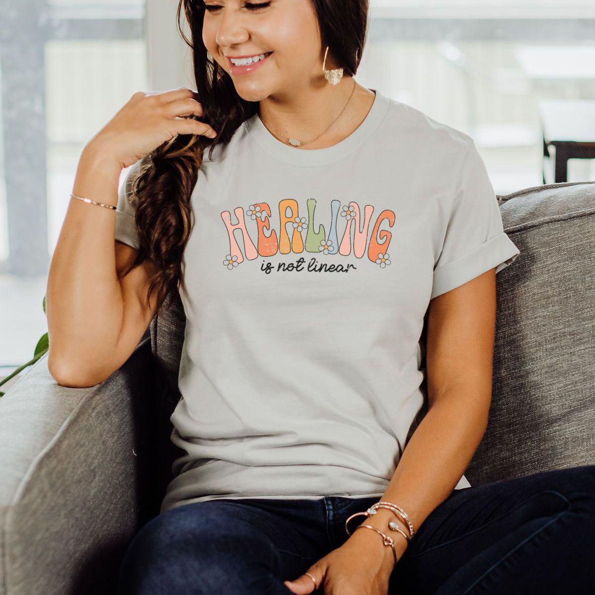 Healing Womens T-Shirt Casual