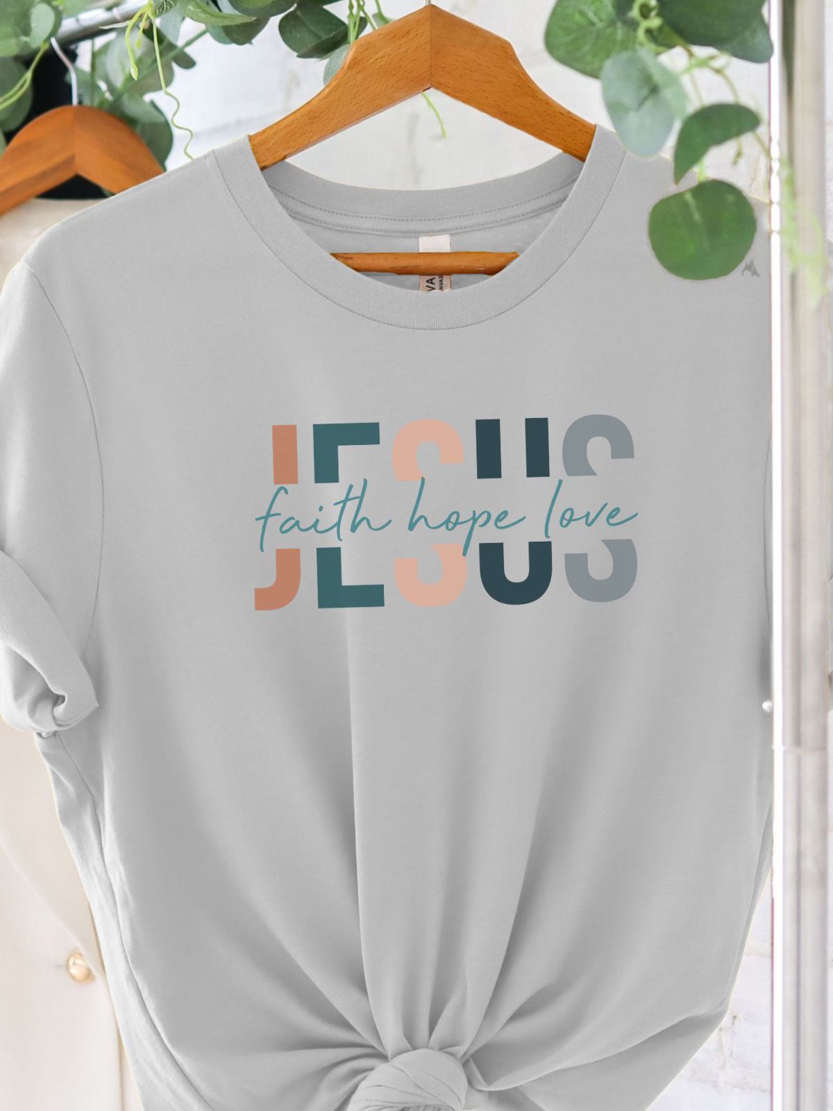 Jesus Faith Hope Love Women's T-Shirt
