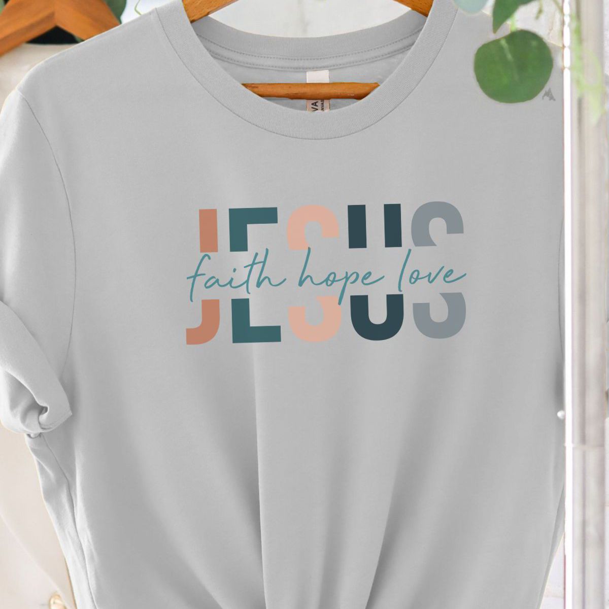 Jesus Faith Hope Love Women's T-Shirt