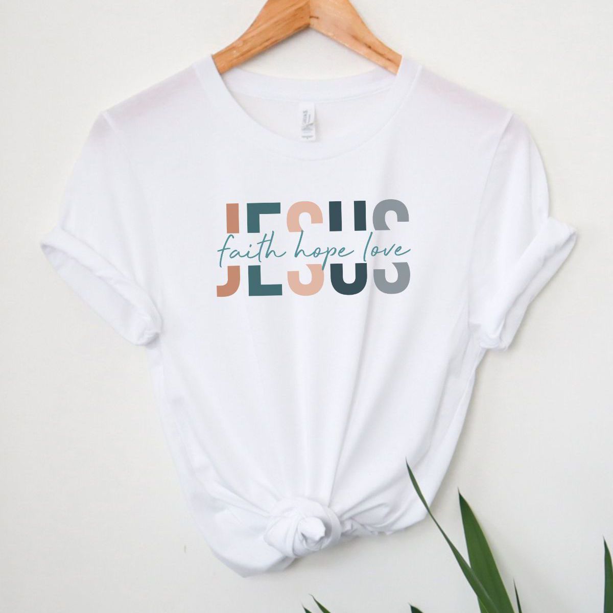 Jesus Faith Hope Love Women's T-Shirt