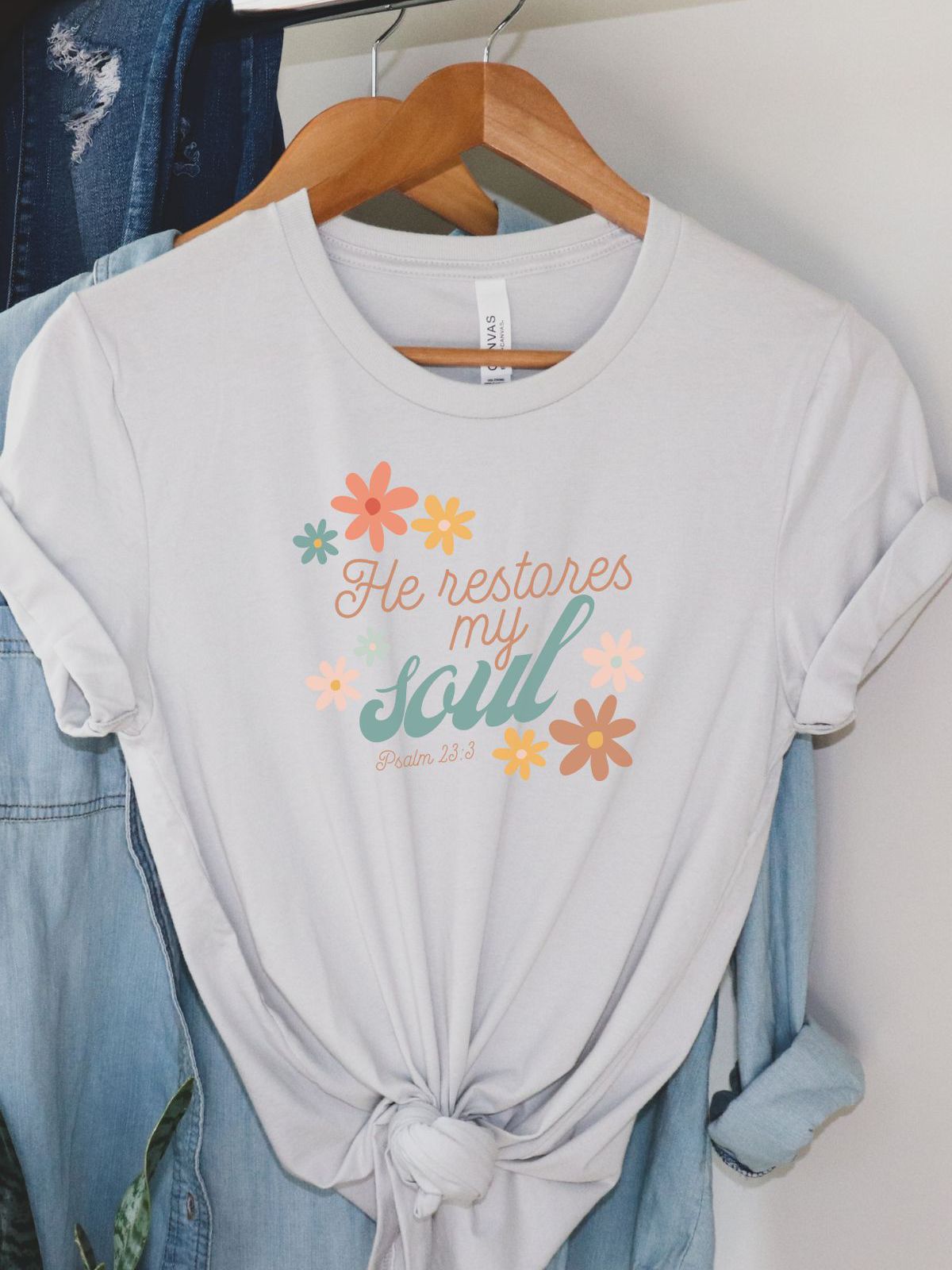 He Restores My Soul Women's Tee Spring