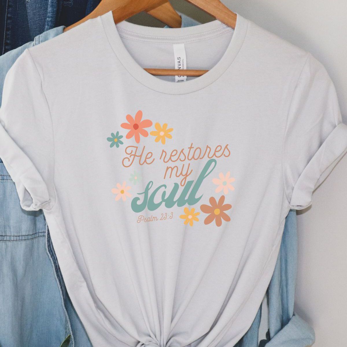 He Restores My Soul Women's Tee Spring