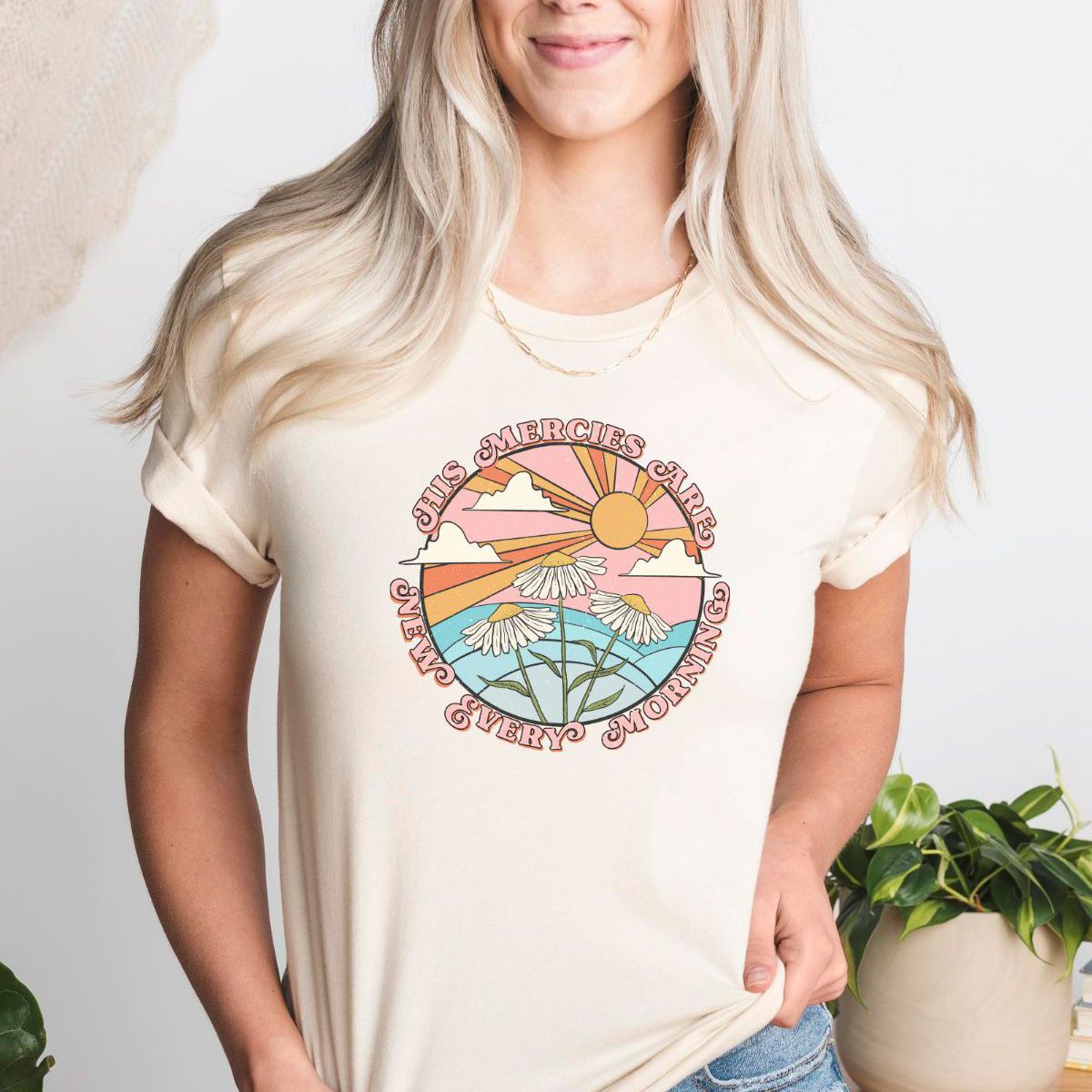 New Morning Womens T-shirt Spring