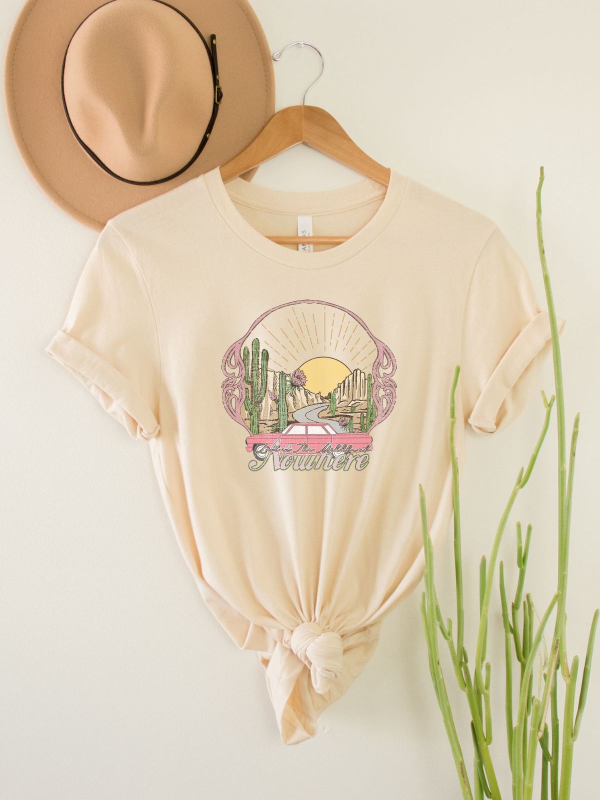 Nowhere Desert Road Women's Tee