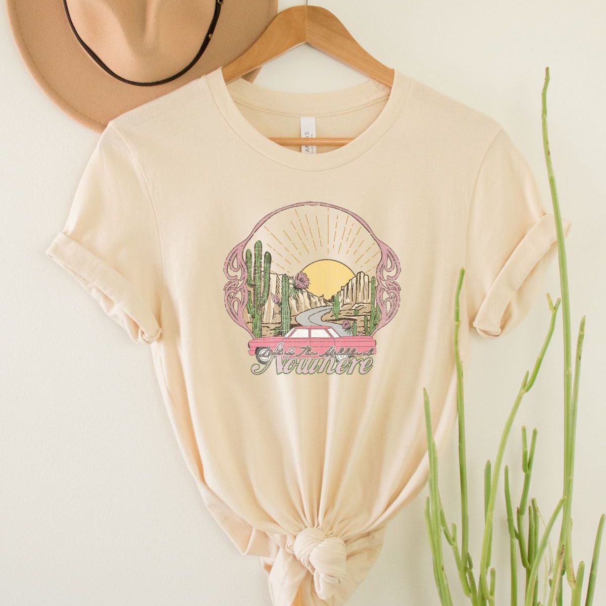 Nowhere Desert Road Women's Tee