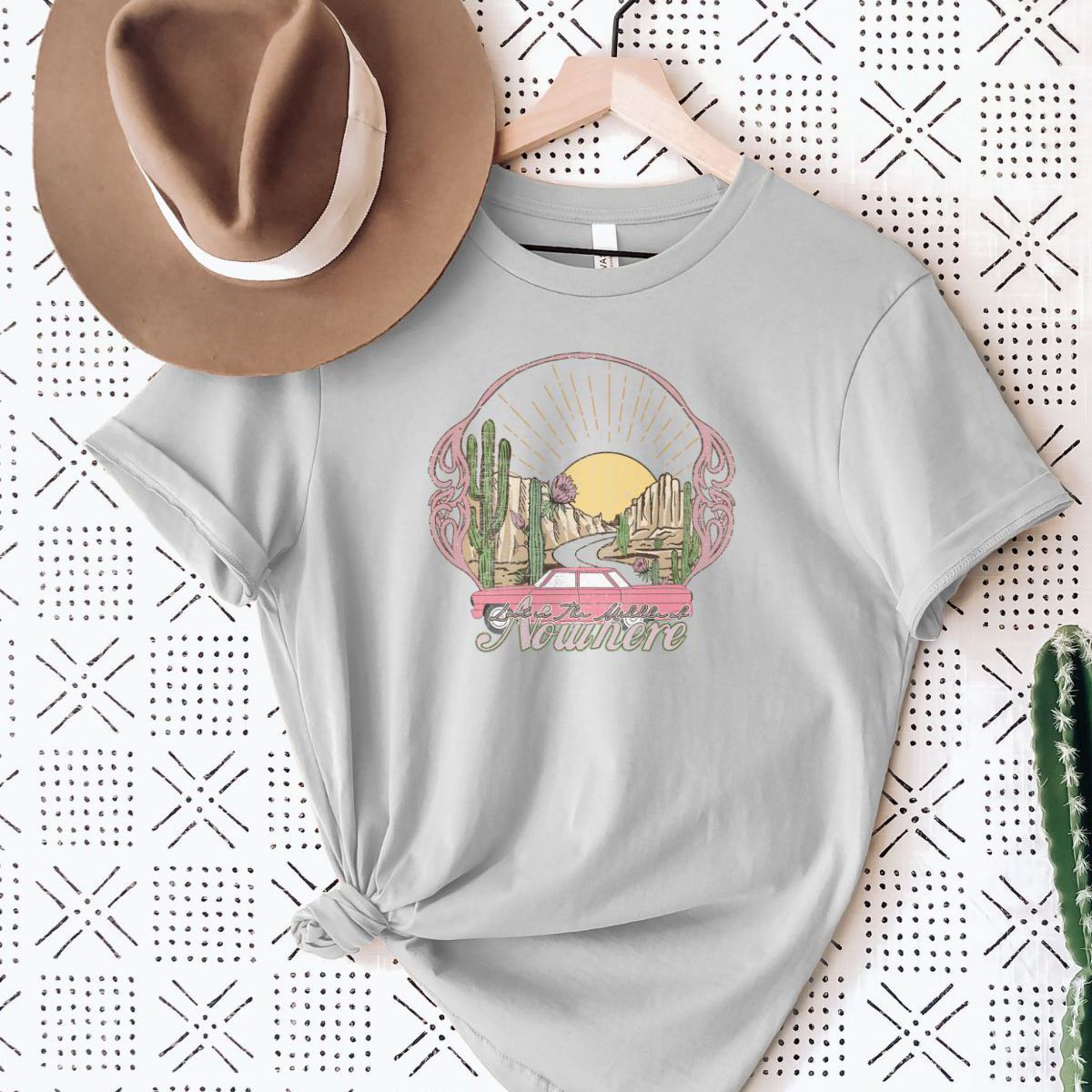 Nowhere Desert Road Women's Tee