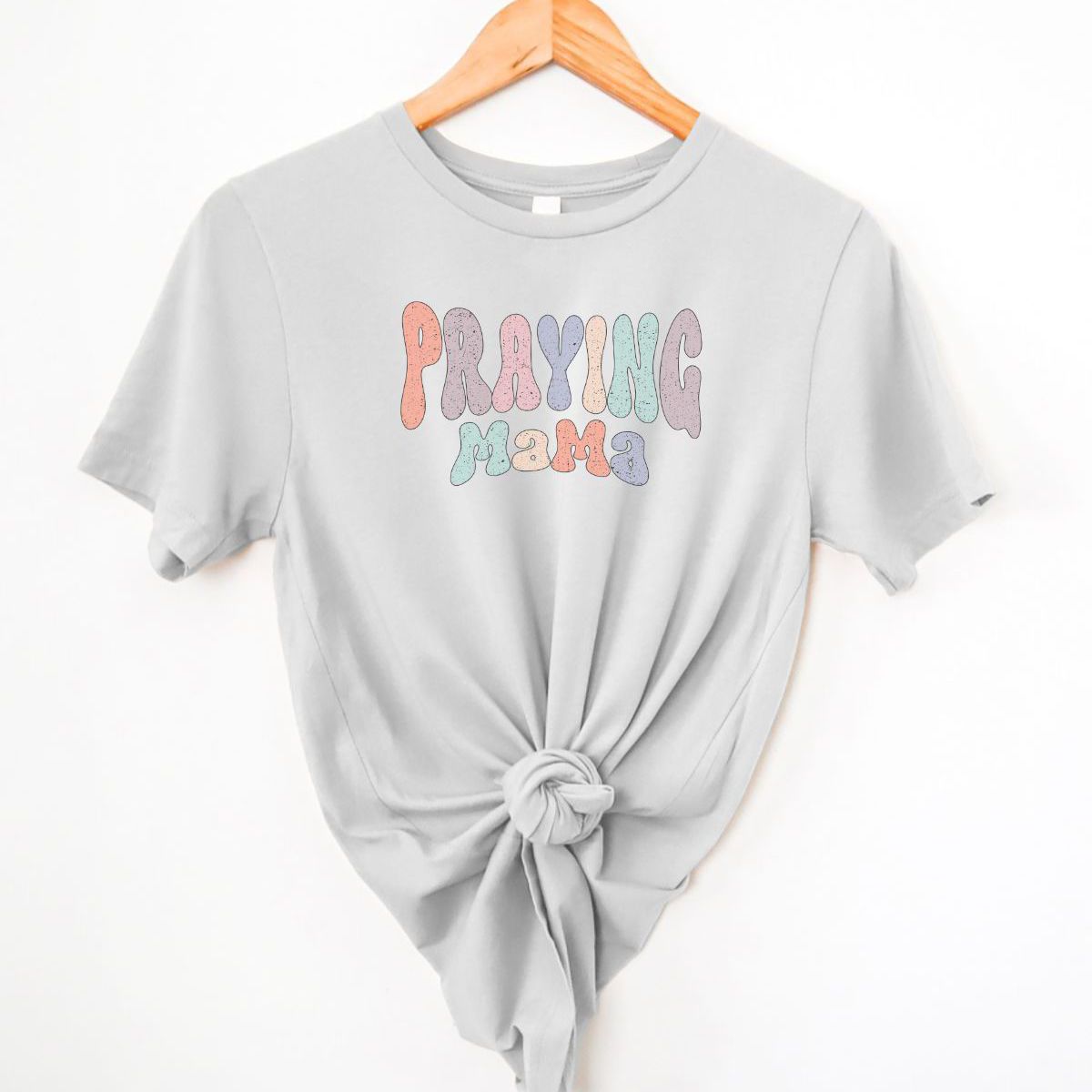 Praying Mama Womens Tee Casual
