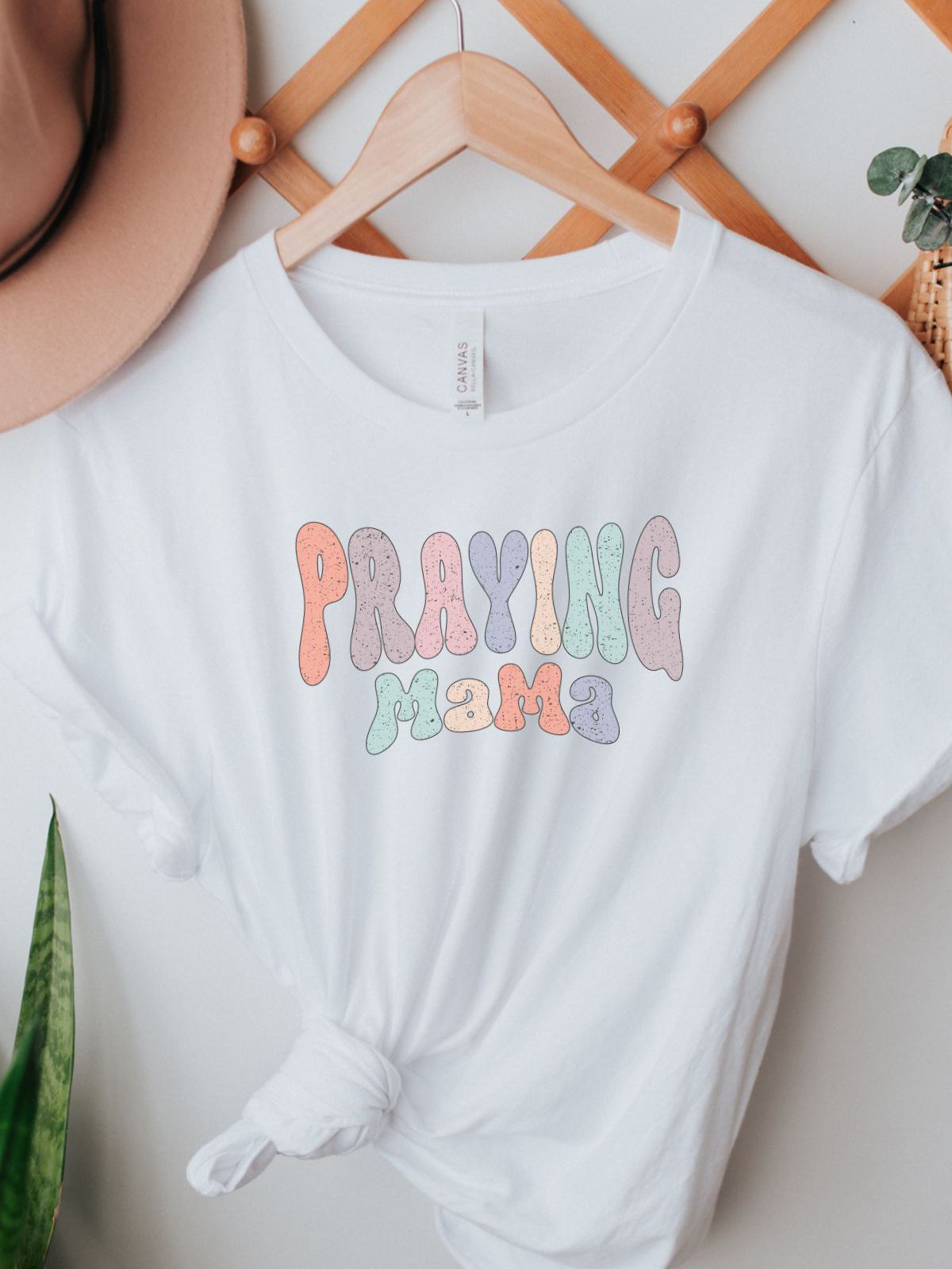 Praying Mama Womens Tee Casual