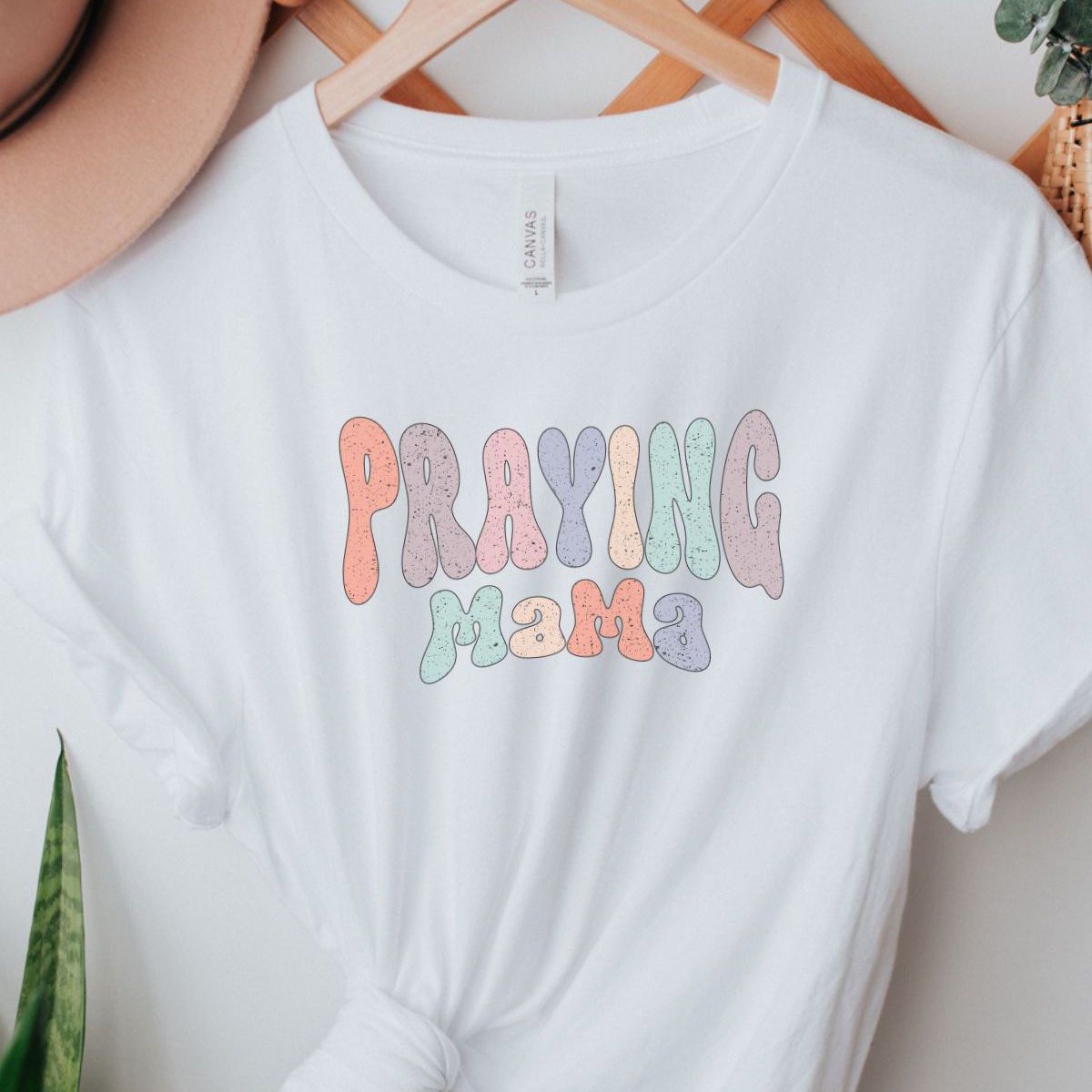 Praying Mama Womens Tee Casual