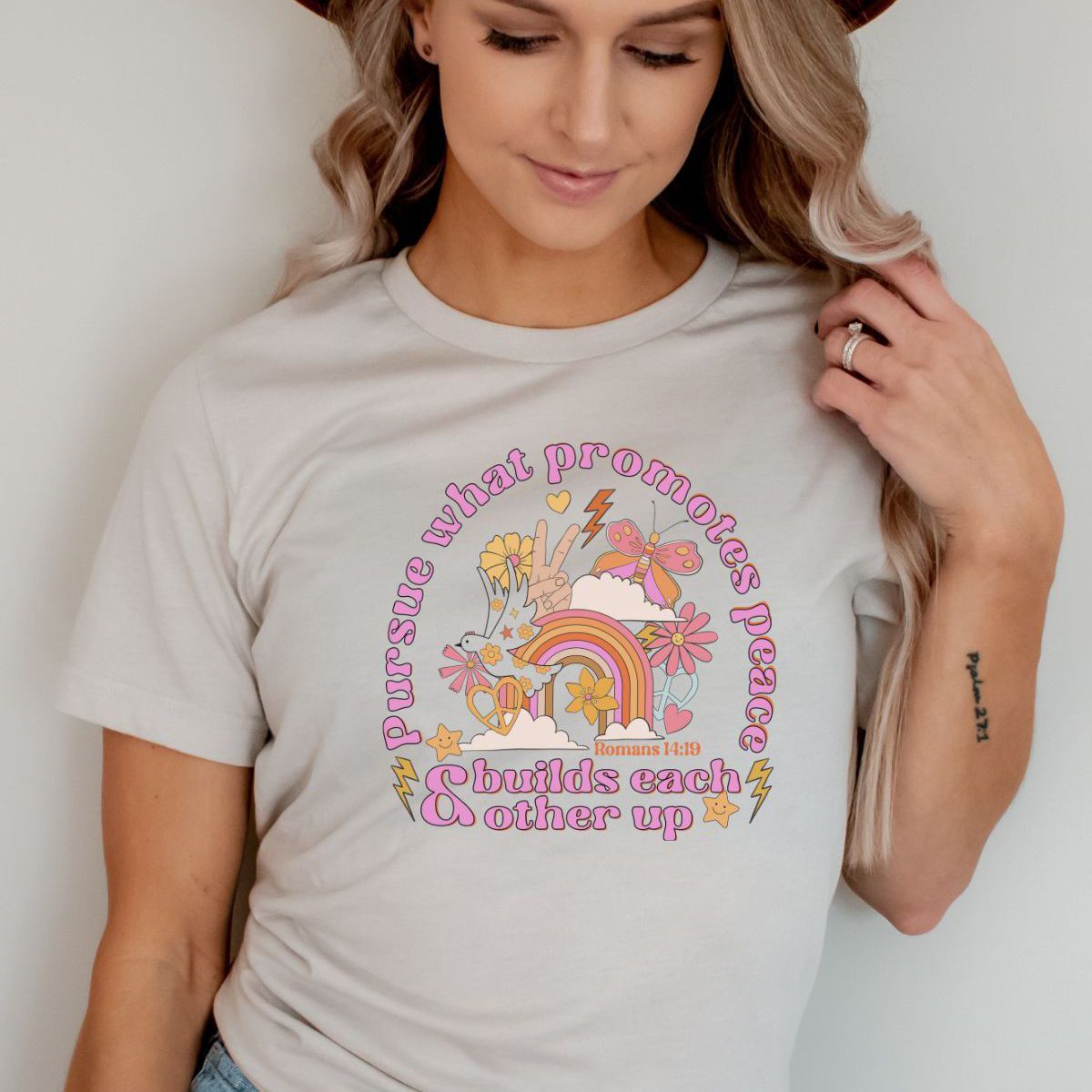 Pursue Peace Womens Tee Spring