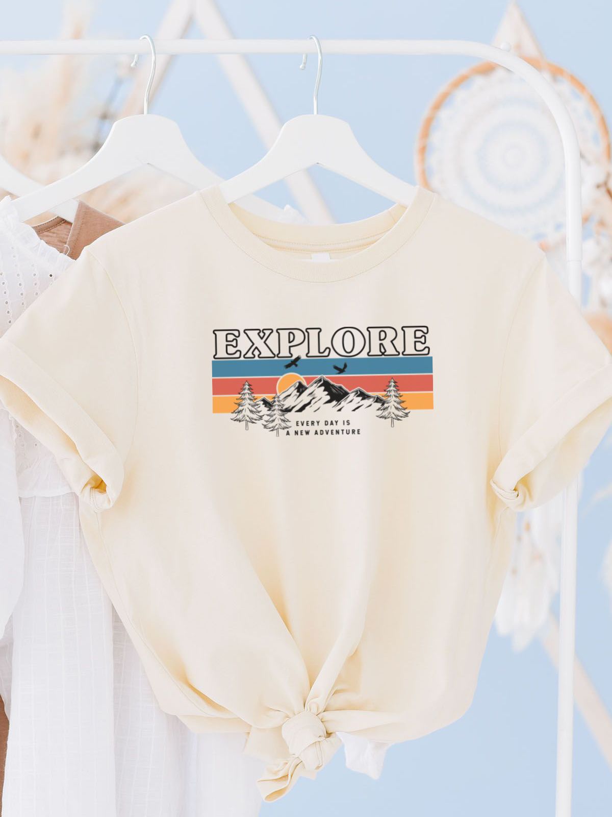 Explore Women's T-Shirt Adventure Outdoor