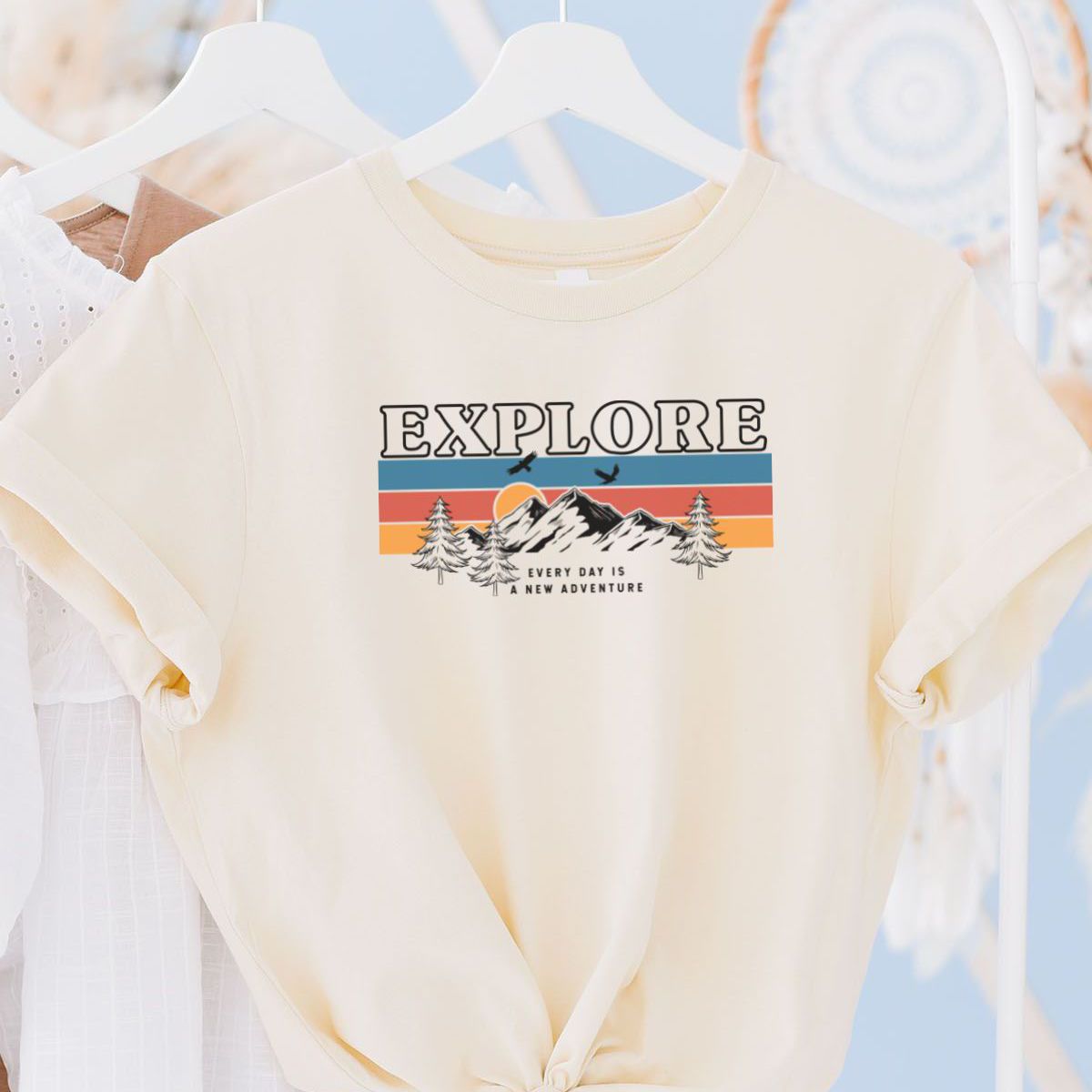 Explore Women's T-Shirt Adventure Outdoor