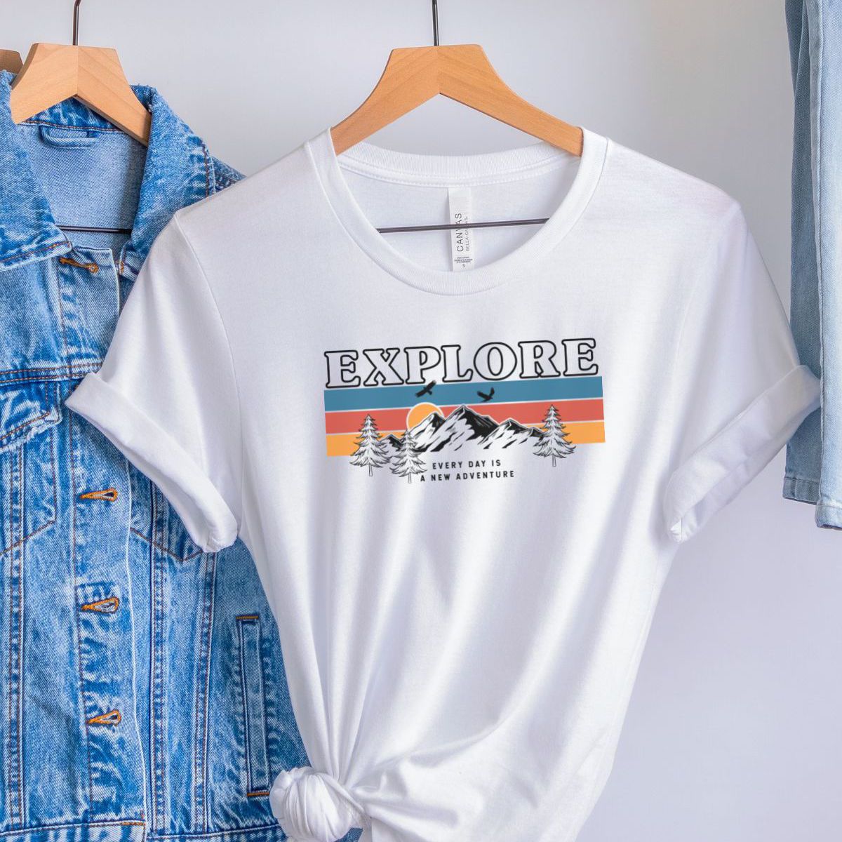 Explore Women's T-Shirt Adventure Outdoor