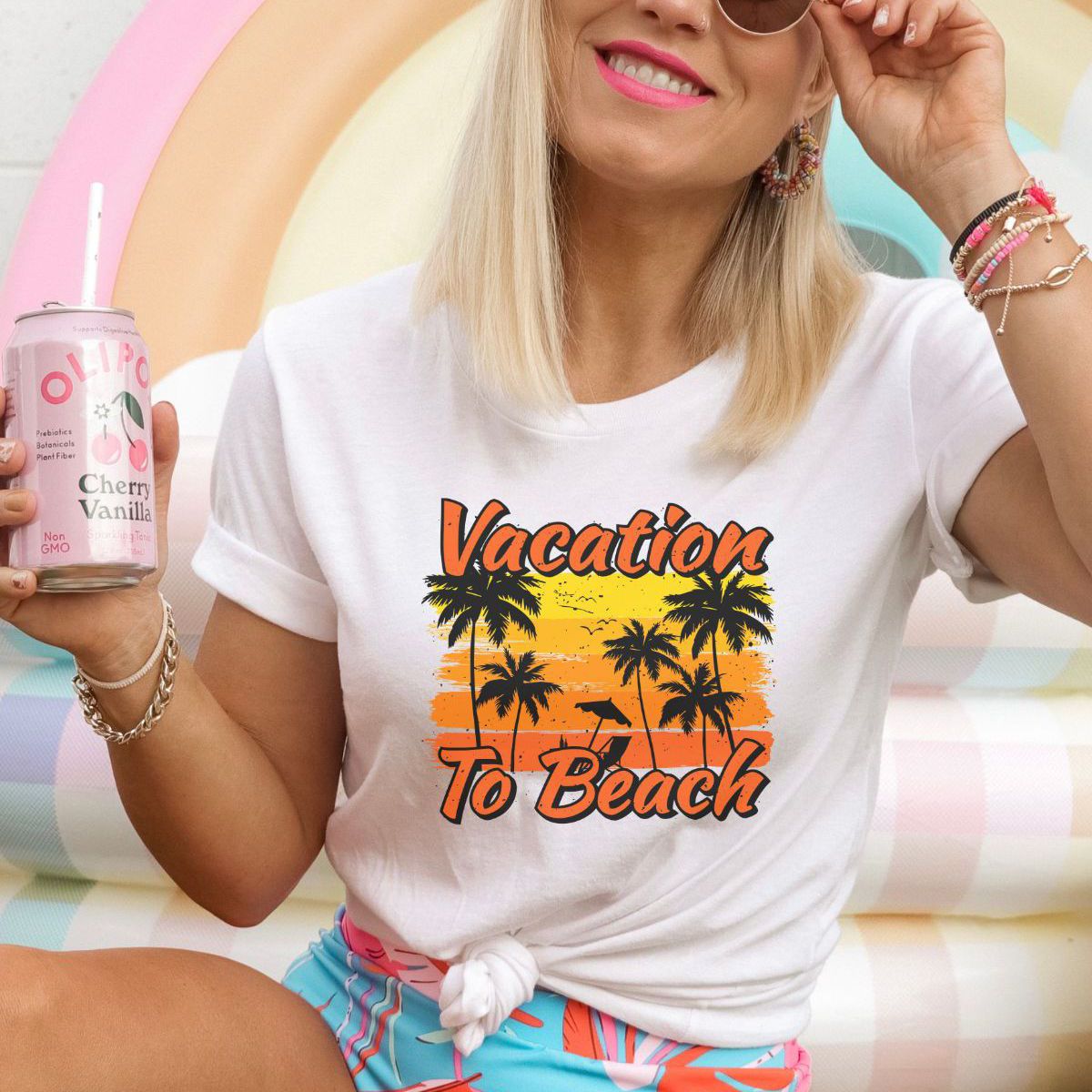 Beach Vacation Graphic Tee