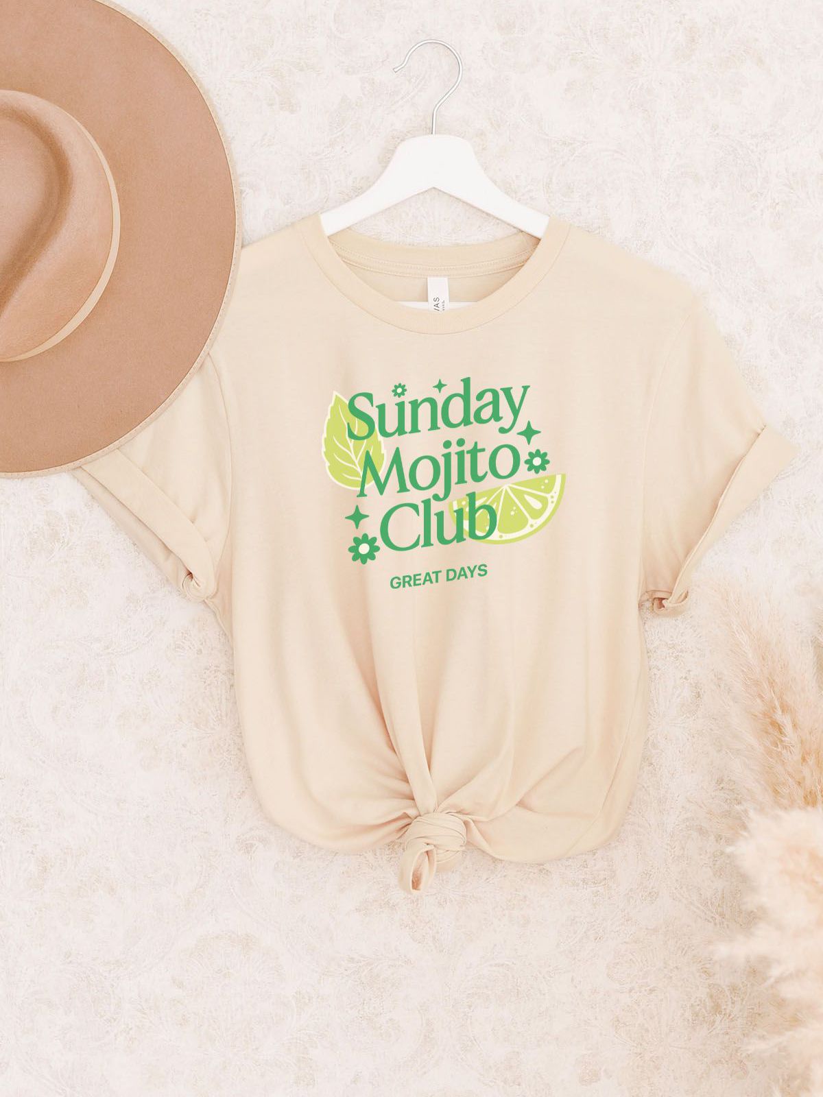 Sunday Mojito Club Soft Cotton Tee