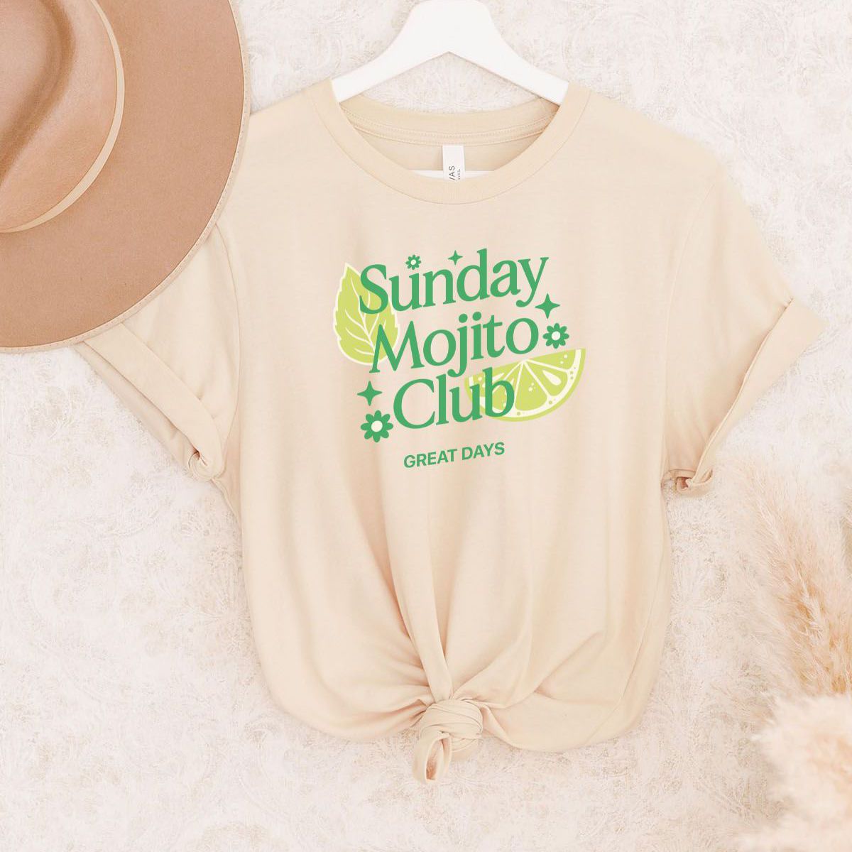 Sunday Mojito Club Soft Cotton Tee