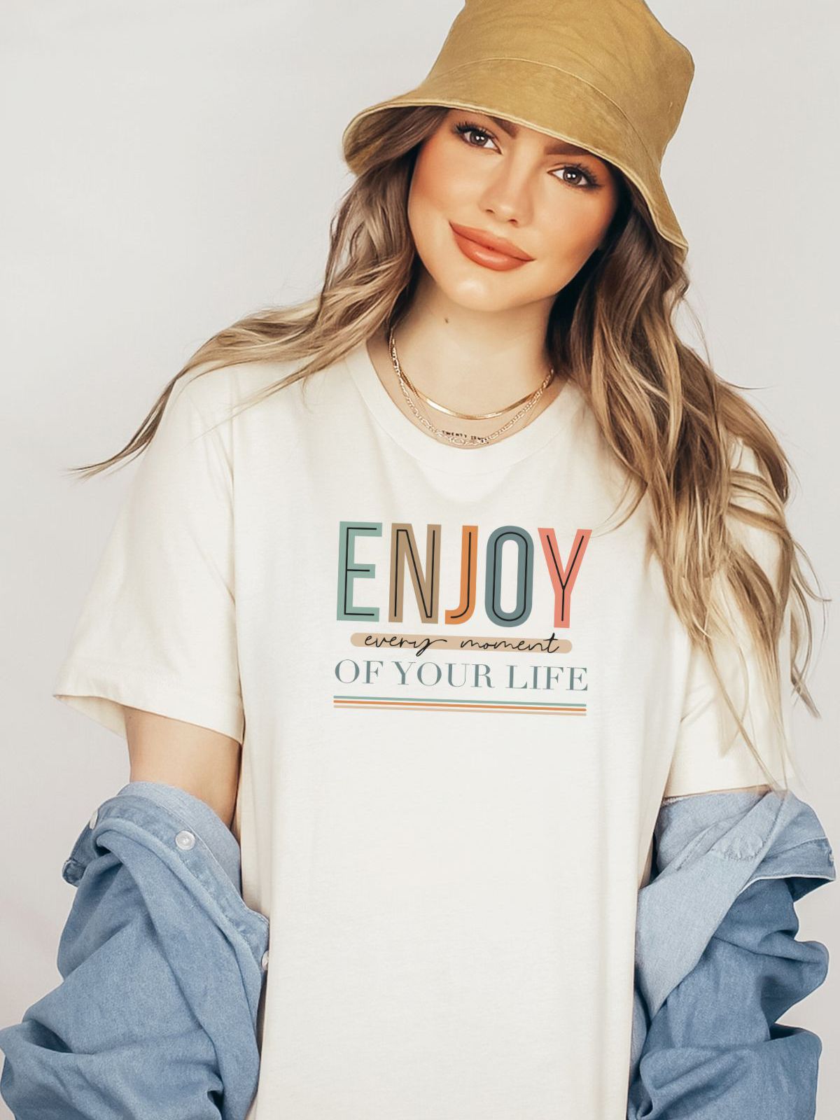 Enjoy Life Womens T-Shirt Casual