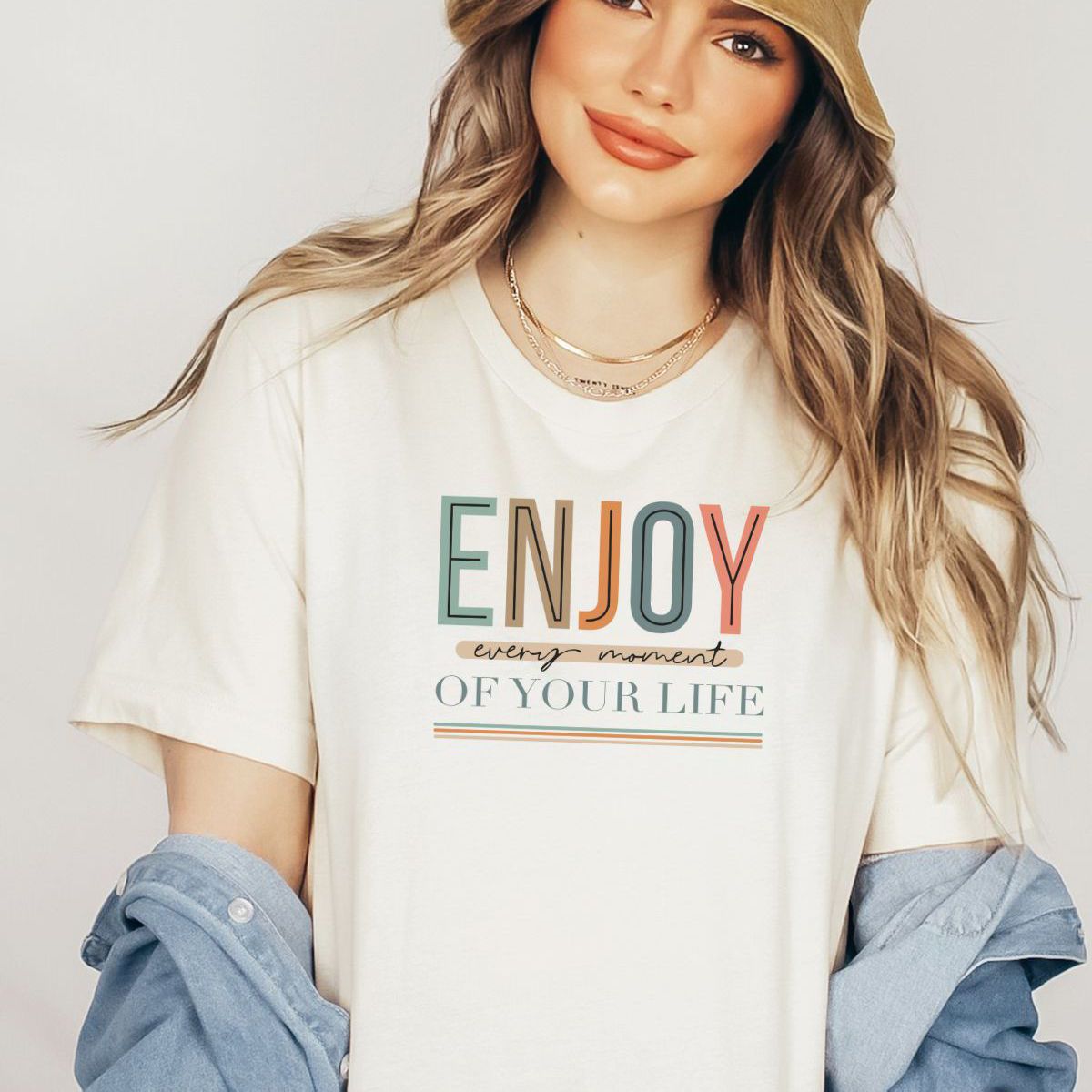 Enjoy Life Womens T-Shirt Casual