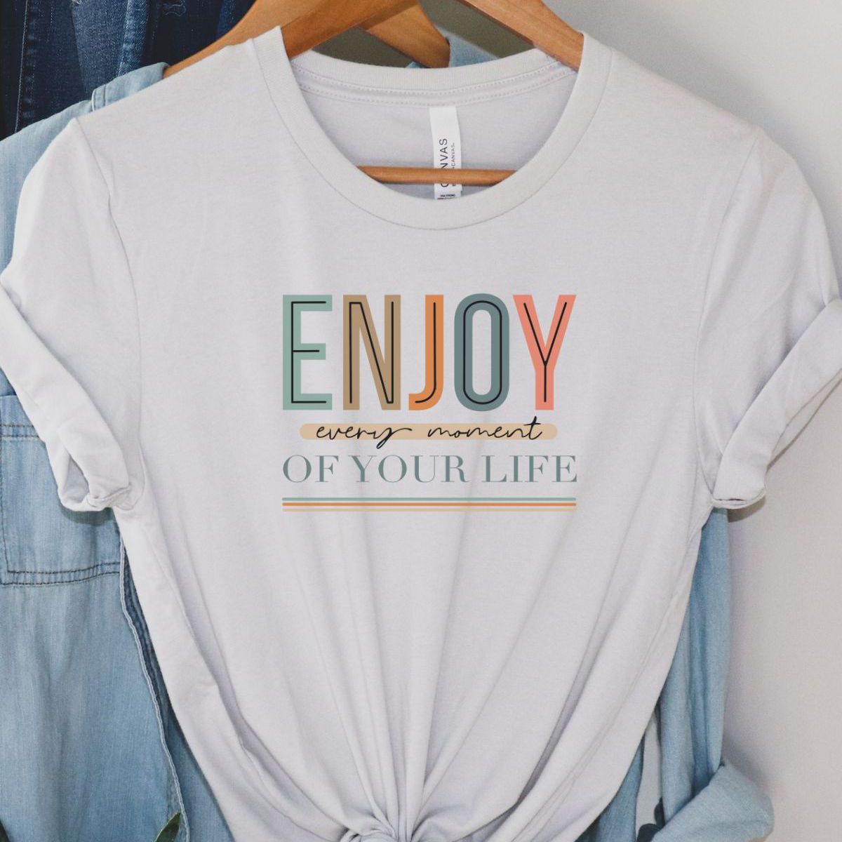 Enjoy Life Womens T-Shirt Casual