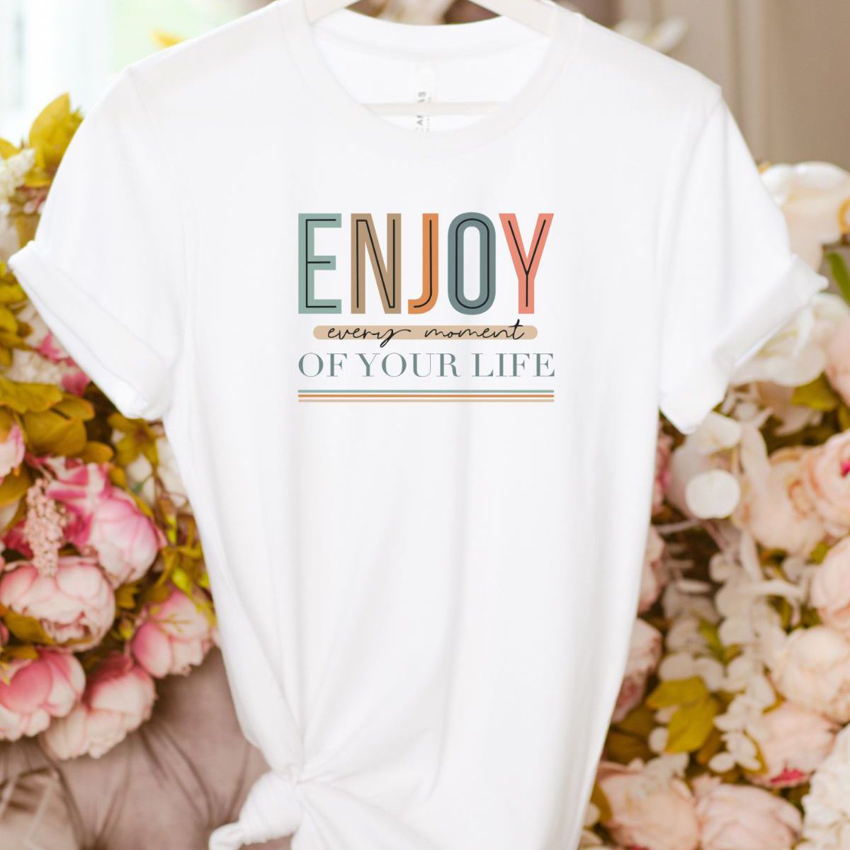 Enjoy Life Womens T-Shirt Casual