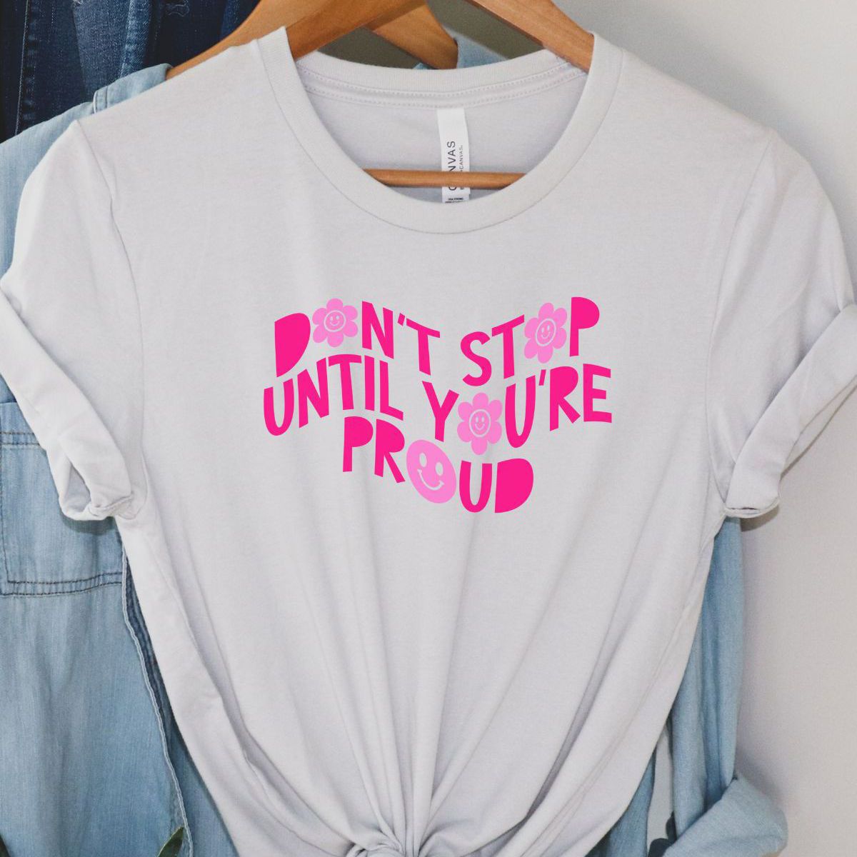 Don't Stop Women's Tee Motivational