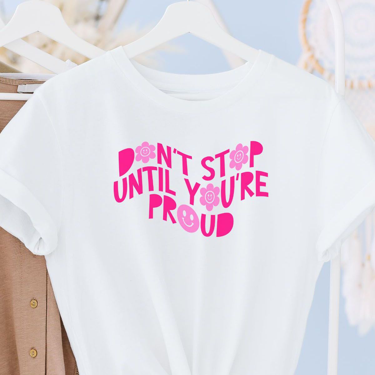Don't Stop Women's Tee Motivational