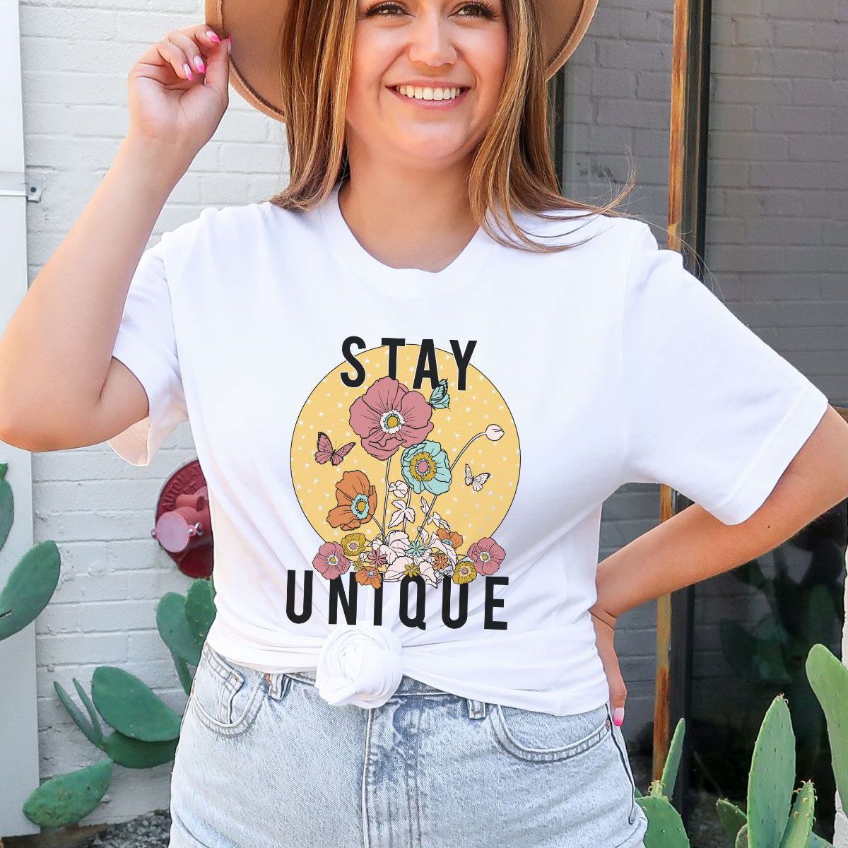 Stay Unique Womens T-Shirt Summer
