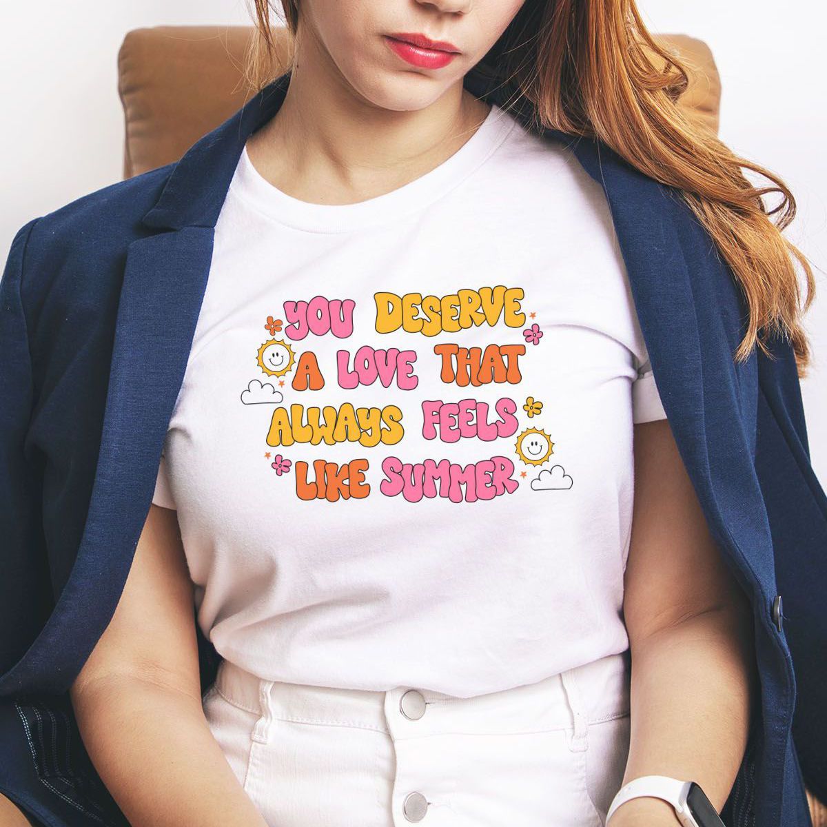 Love Summer Women's T-Shirt Casual