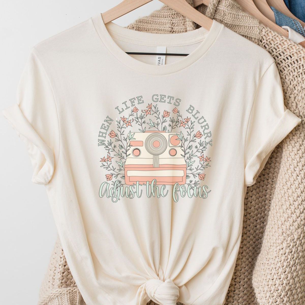 Vintage Camera Women T-Shirt Spring
