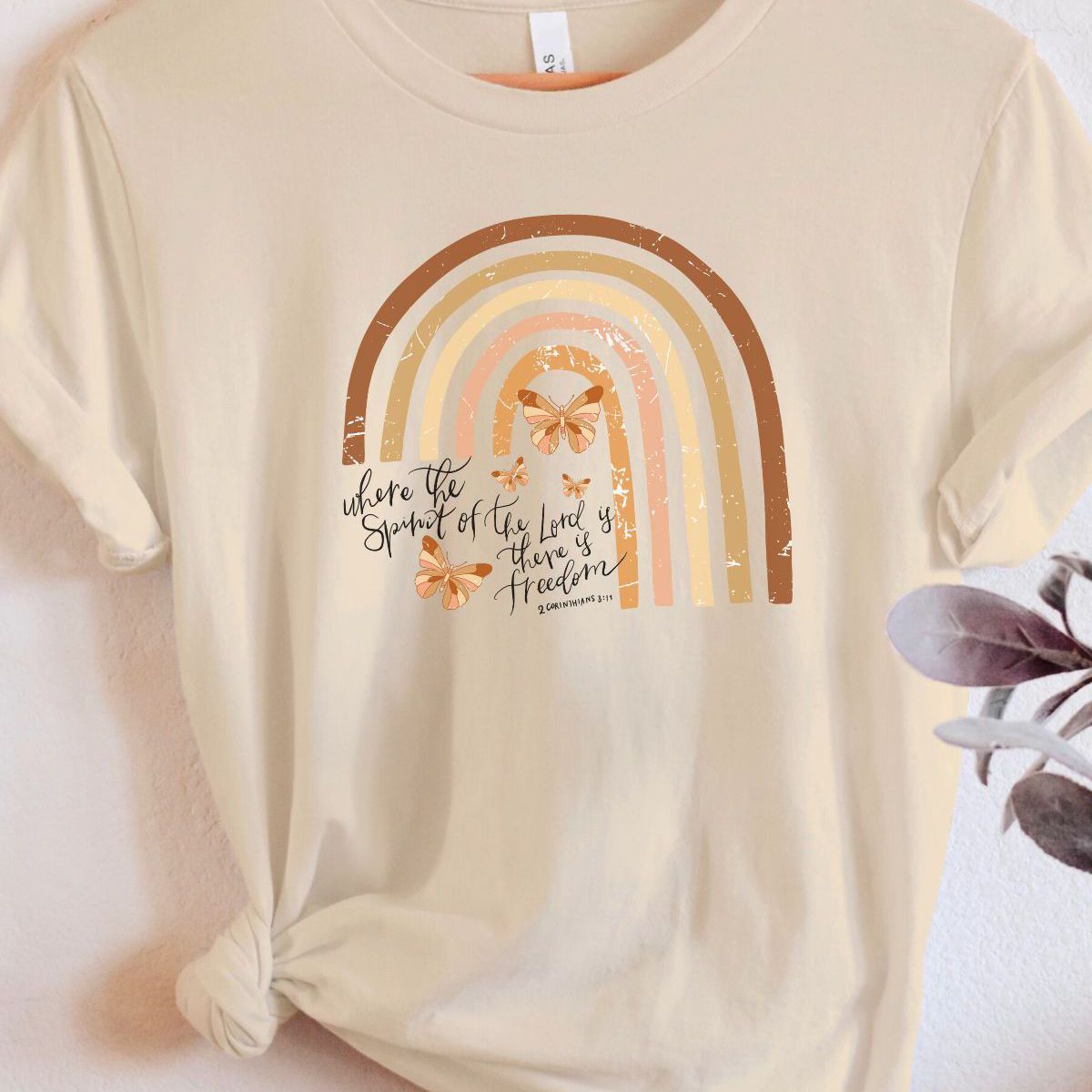 Rainbow Quote Women Tshirt Casual