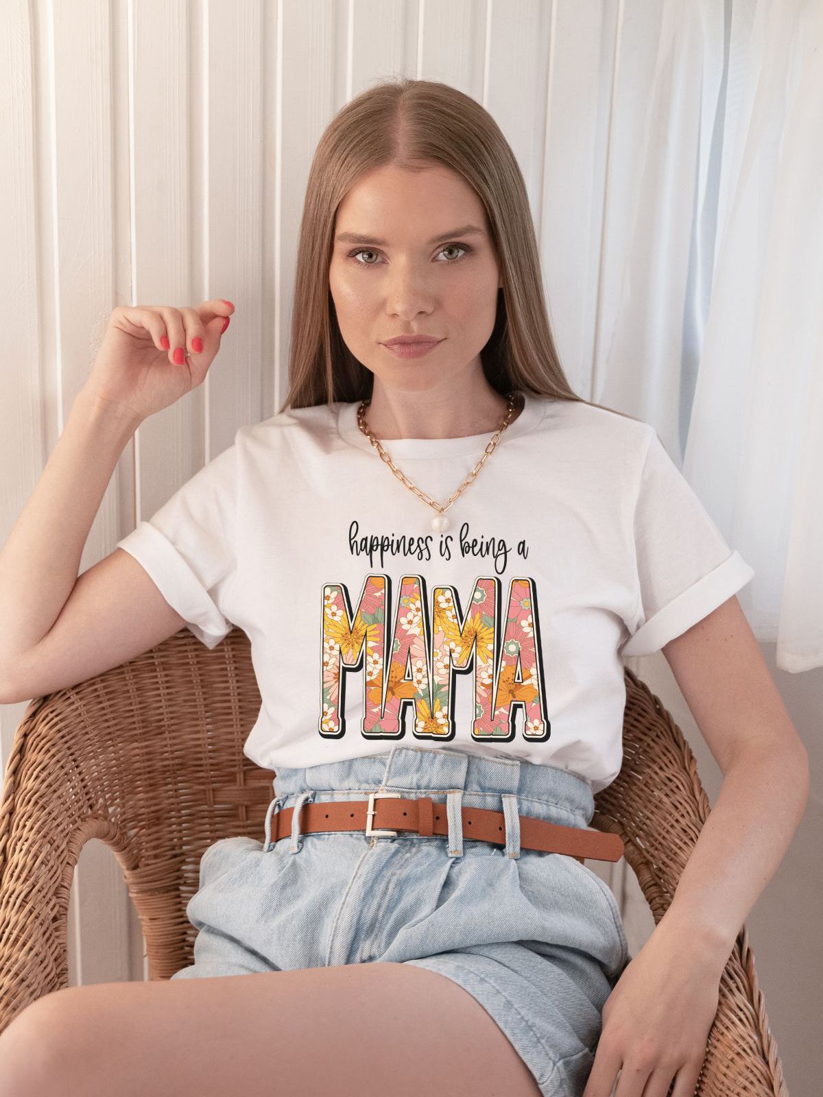 Happiness is Being a Mama Women's Tee