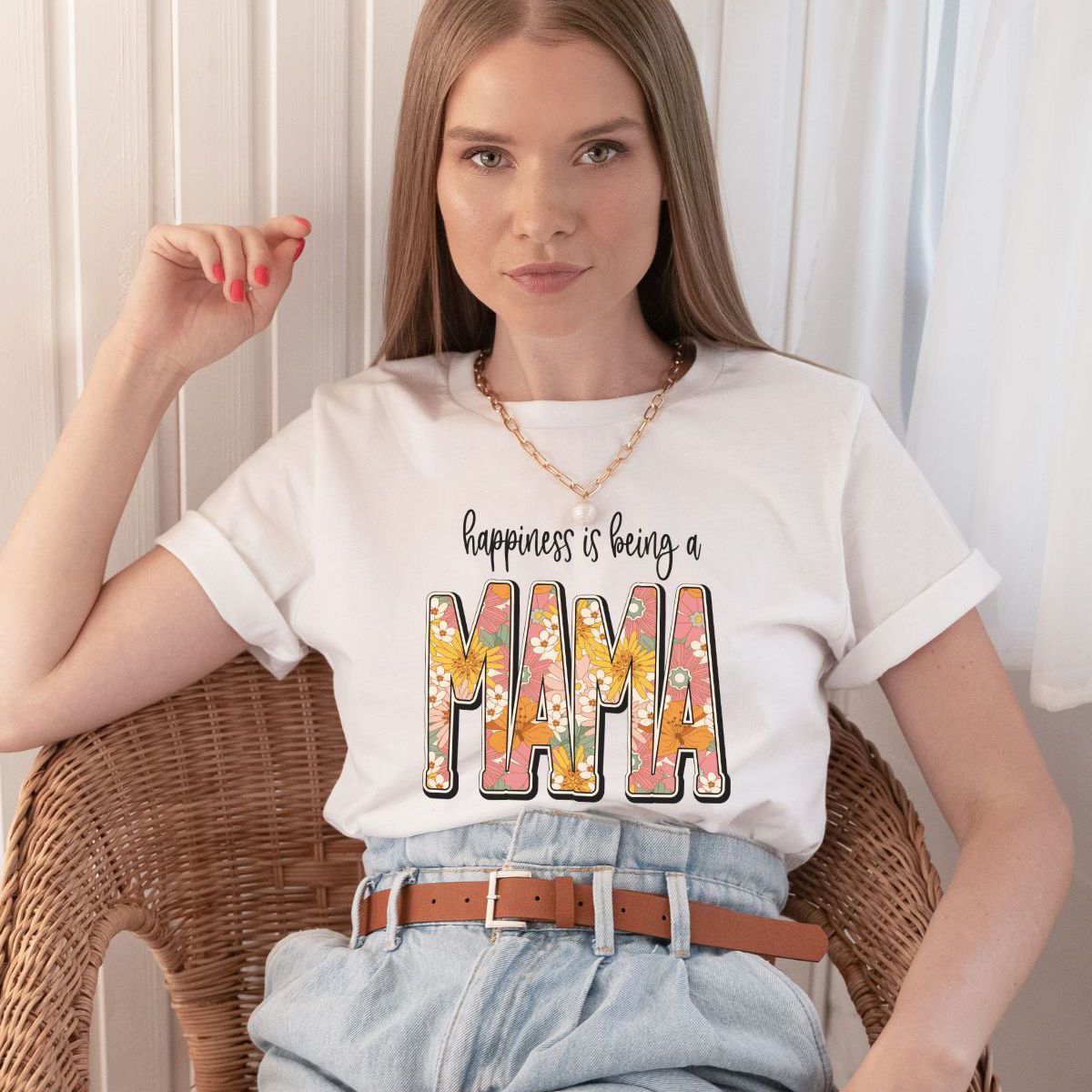 Happiness is Being a Mama Women's Tee