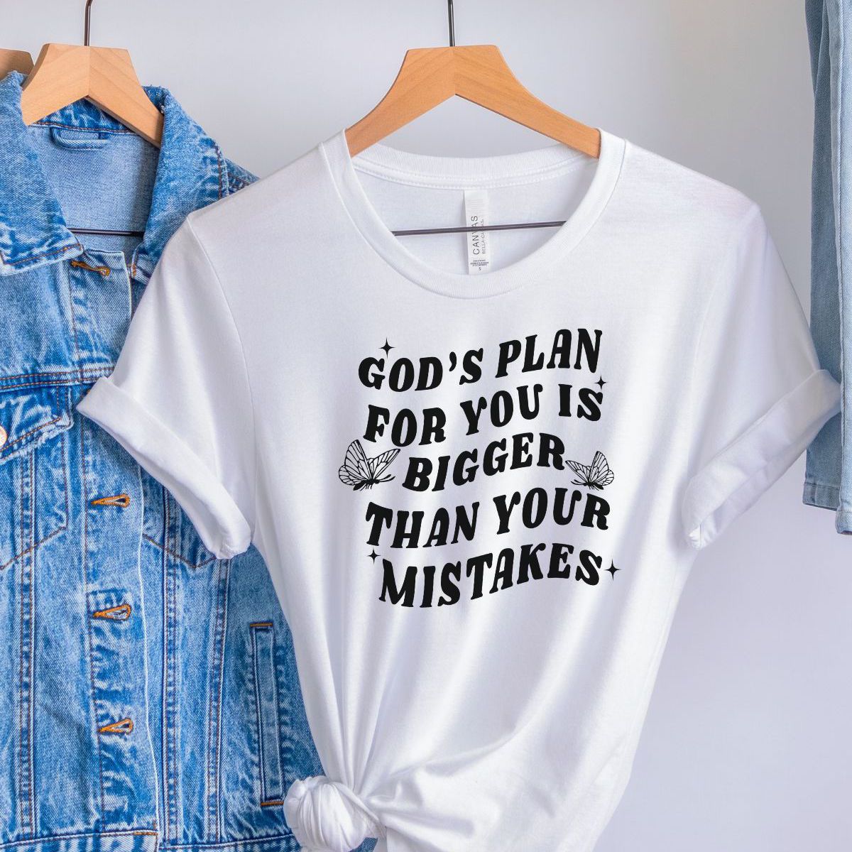 Gods Plan Women T-Shirt Inspiration Casual