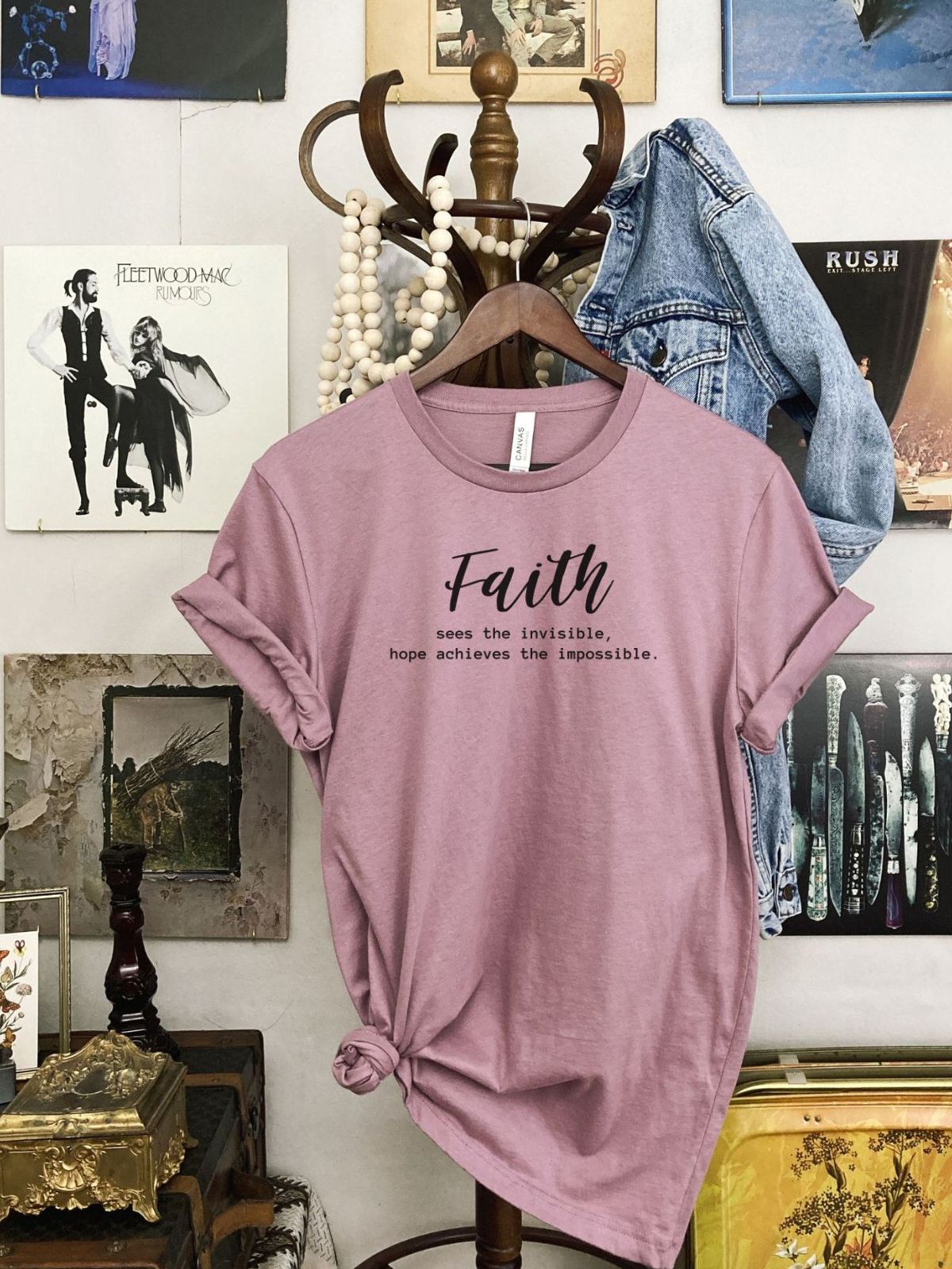 Faith Women's T-shirt Inspirational Quote