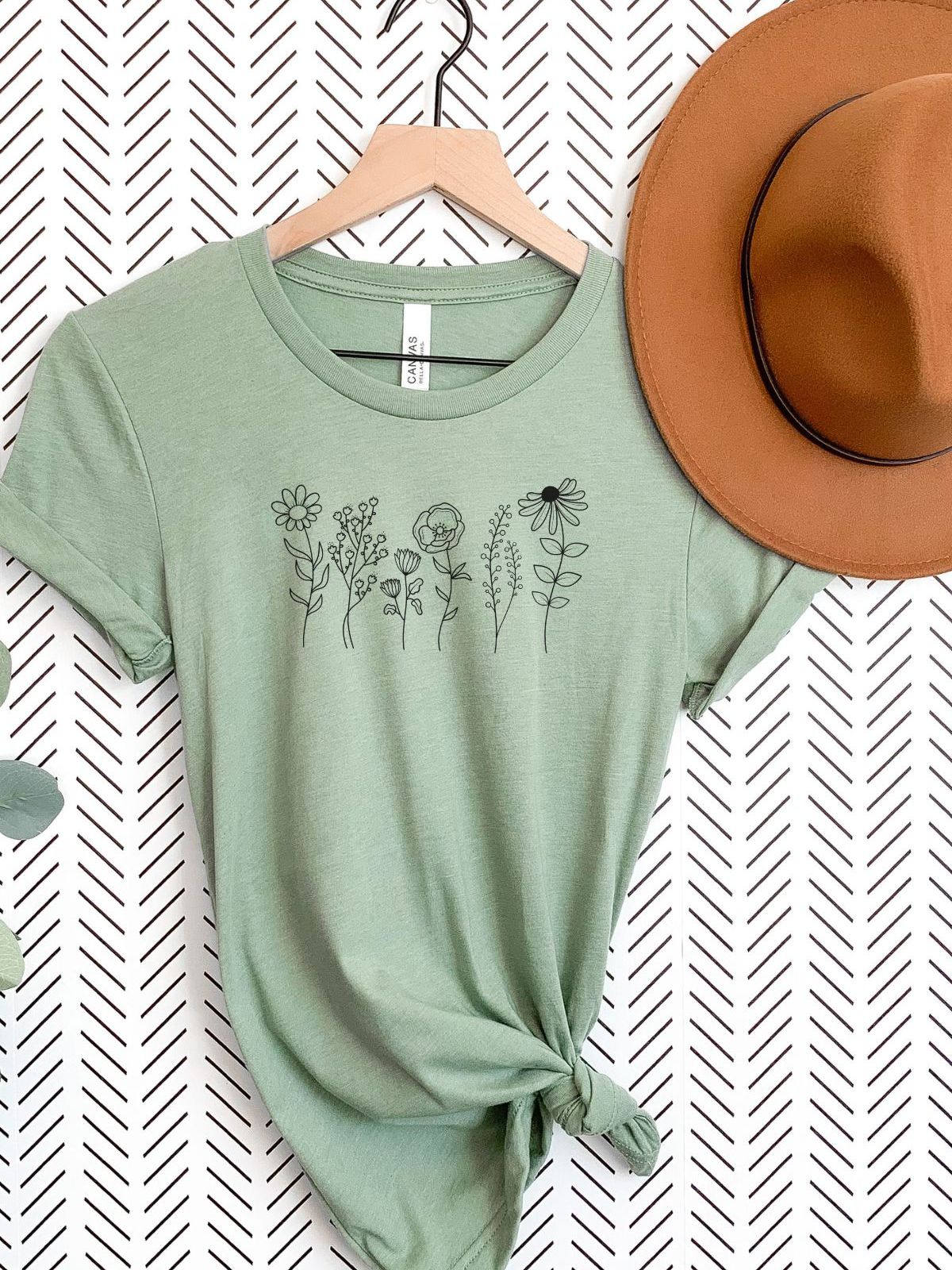 Floral Women's Tee Camping Spring