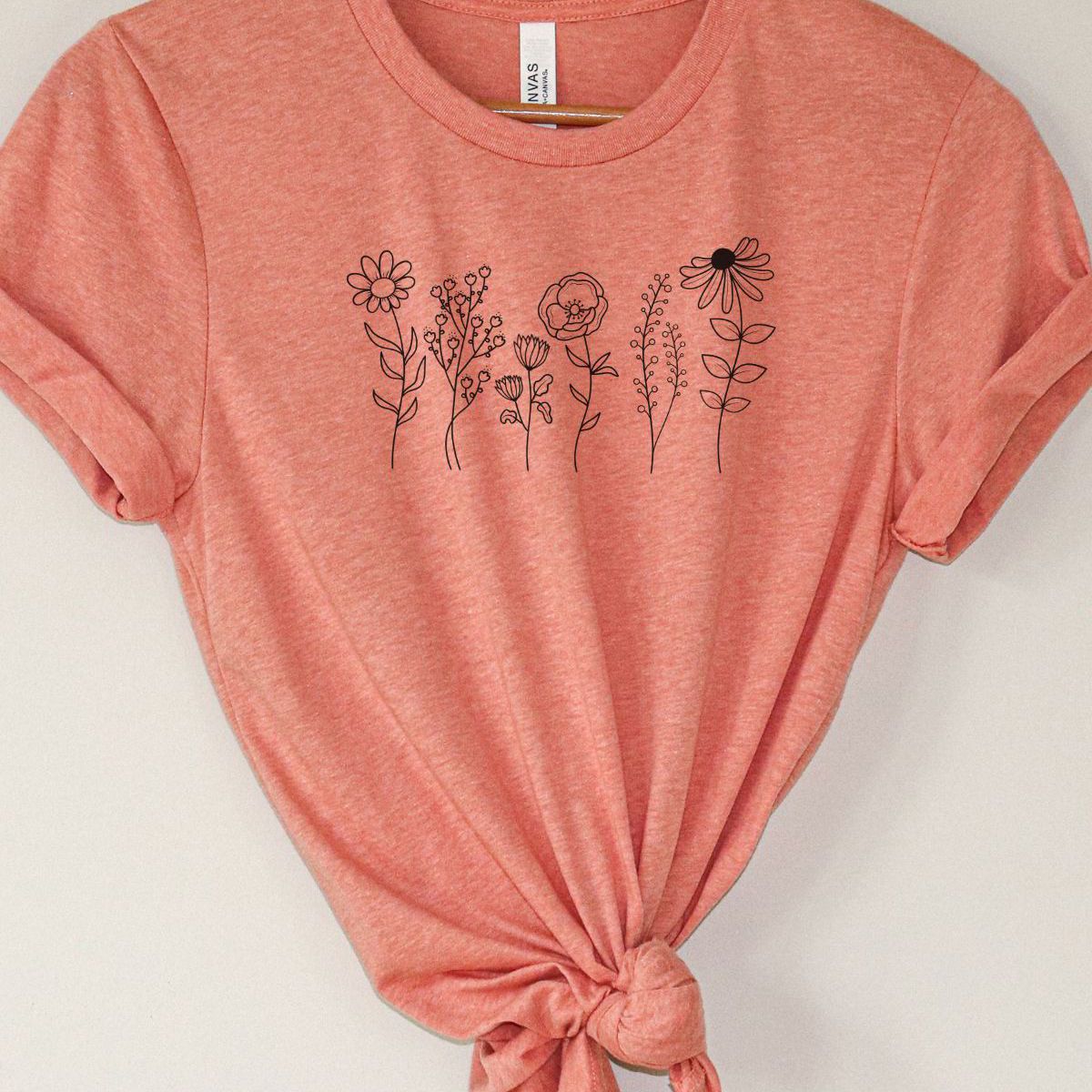 Floral Women's Tee Camping Spring