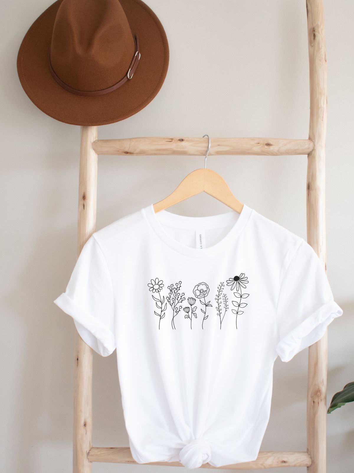 Floral Women's Tee Camping Spring